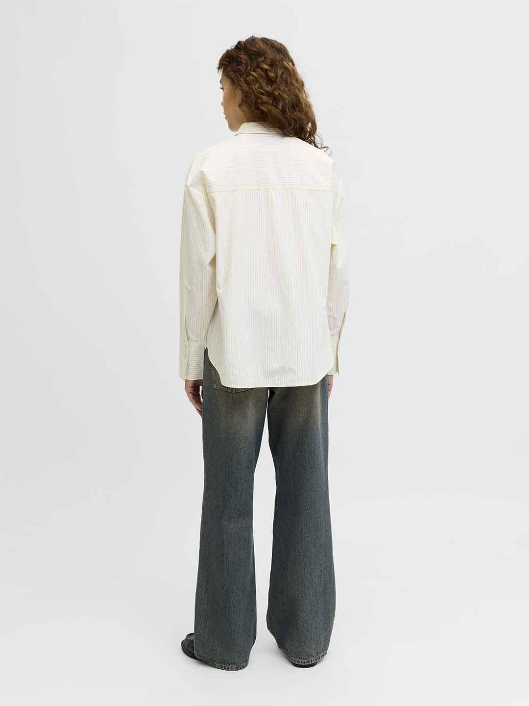JJXX Caro camicia bianco a righe