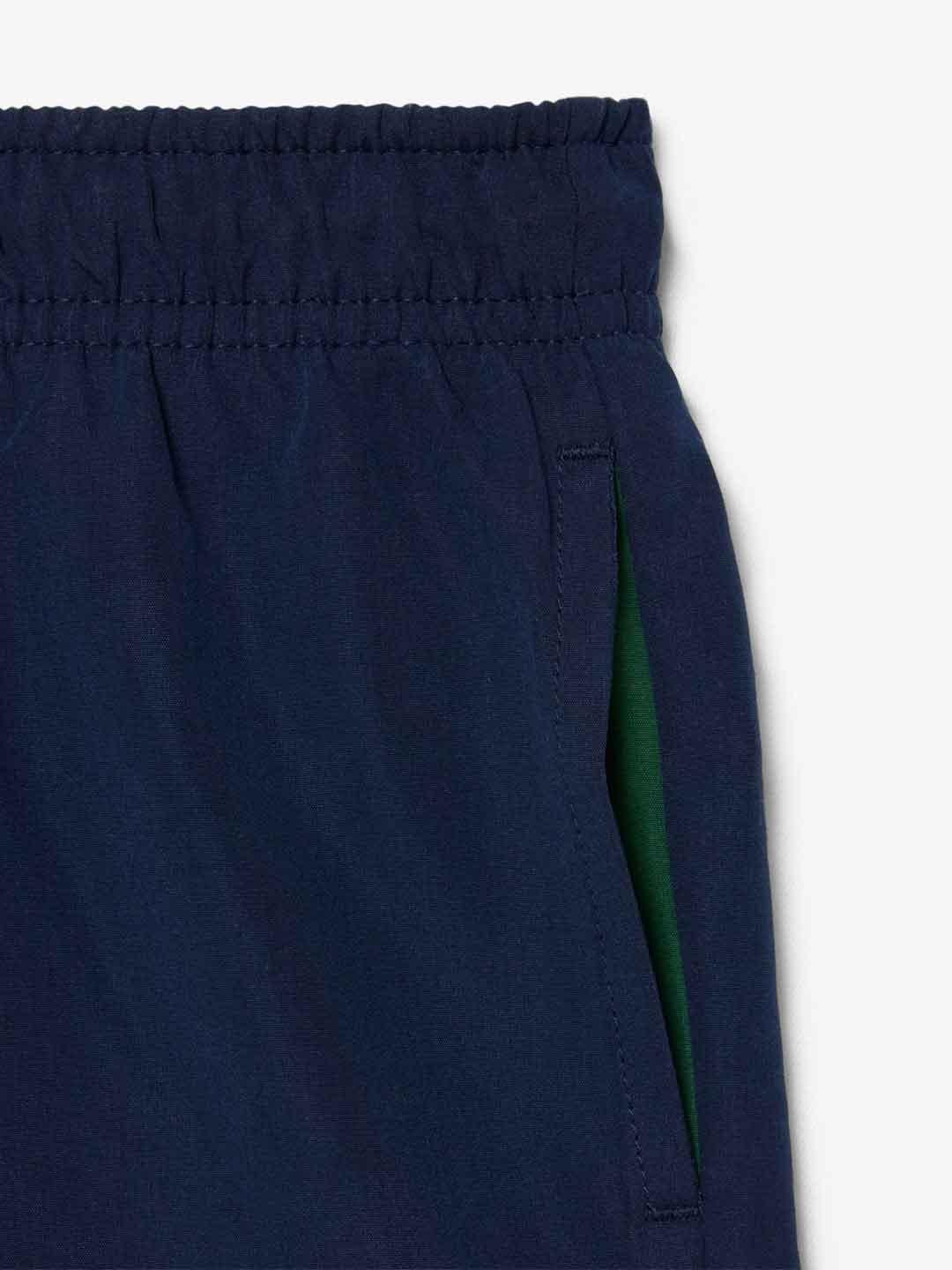 Lacoste costume kids blu con logo