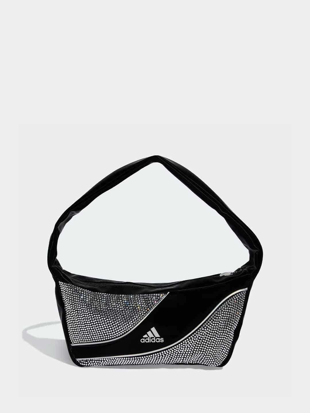 Adidas borsa nero con strass