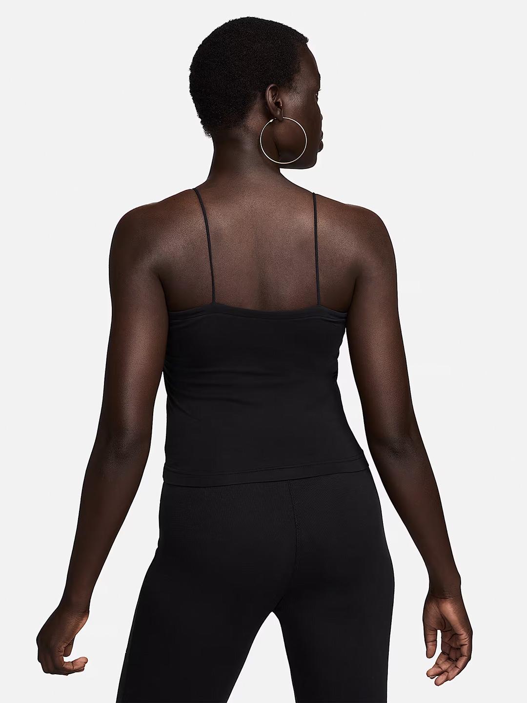 Nike Chill Knit canotta nero crop