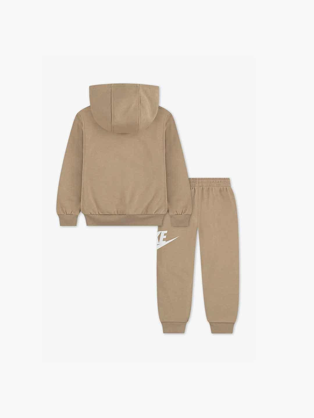 Nike coordinato kids beige con cappuccio