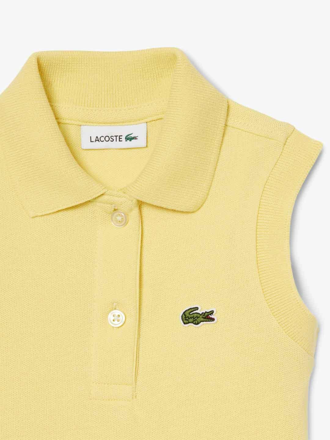 Lacoste abito kids giallo corto