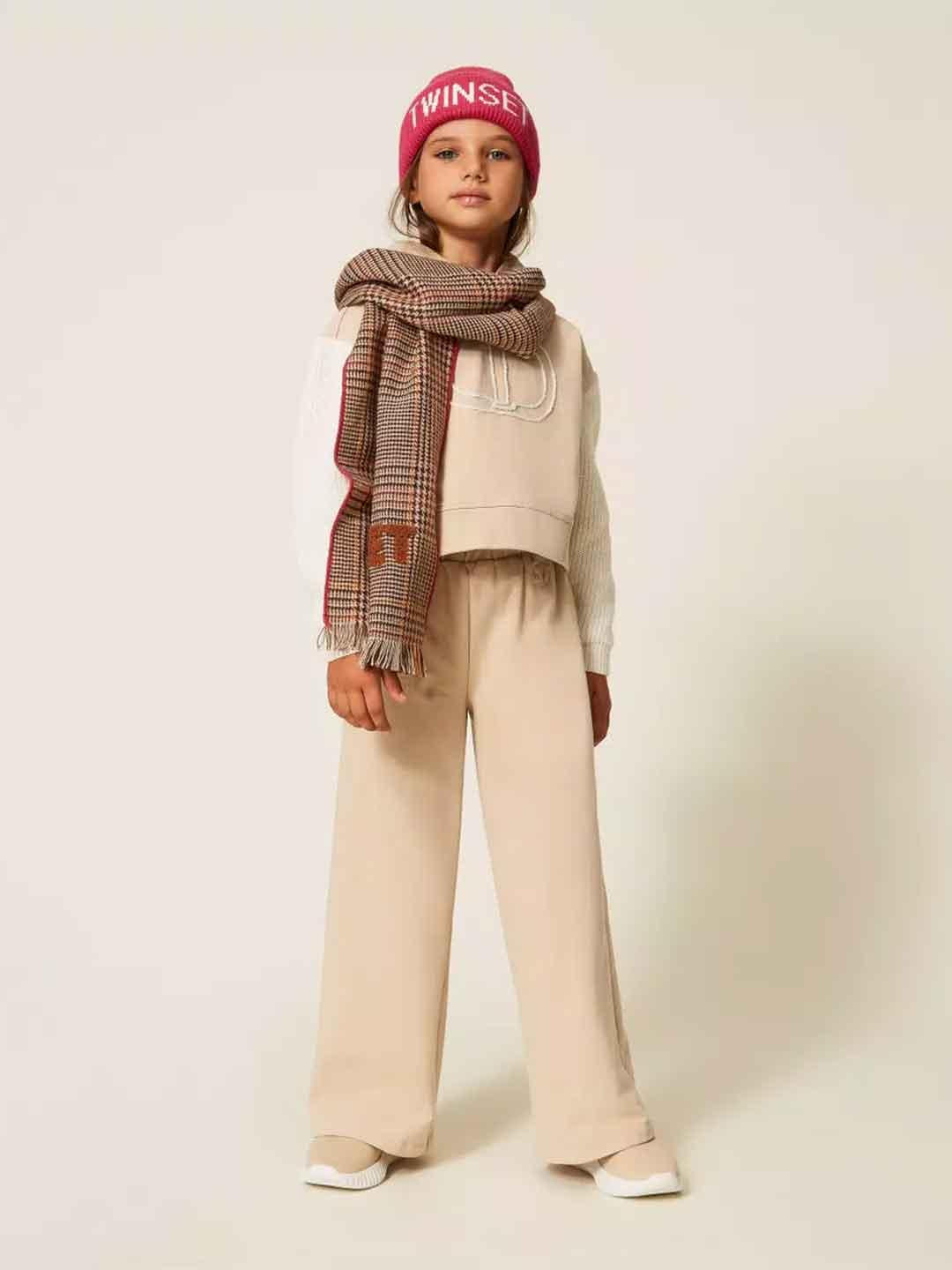 Twinset pantalone kids beige
