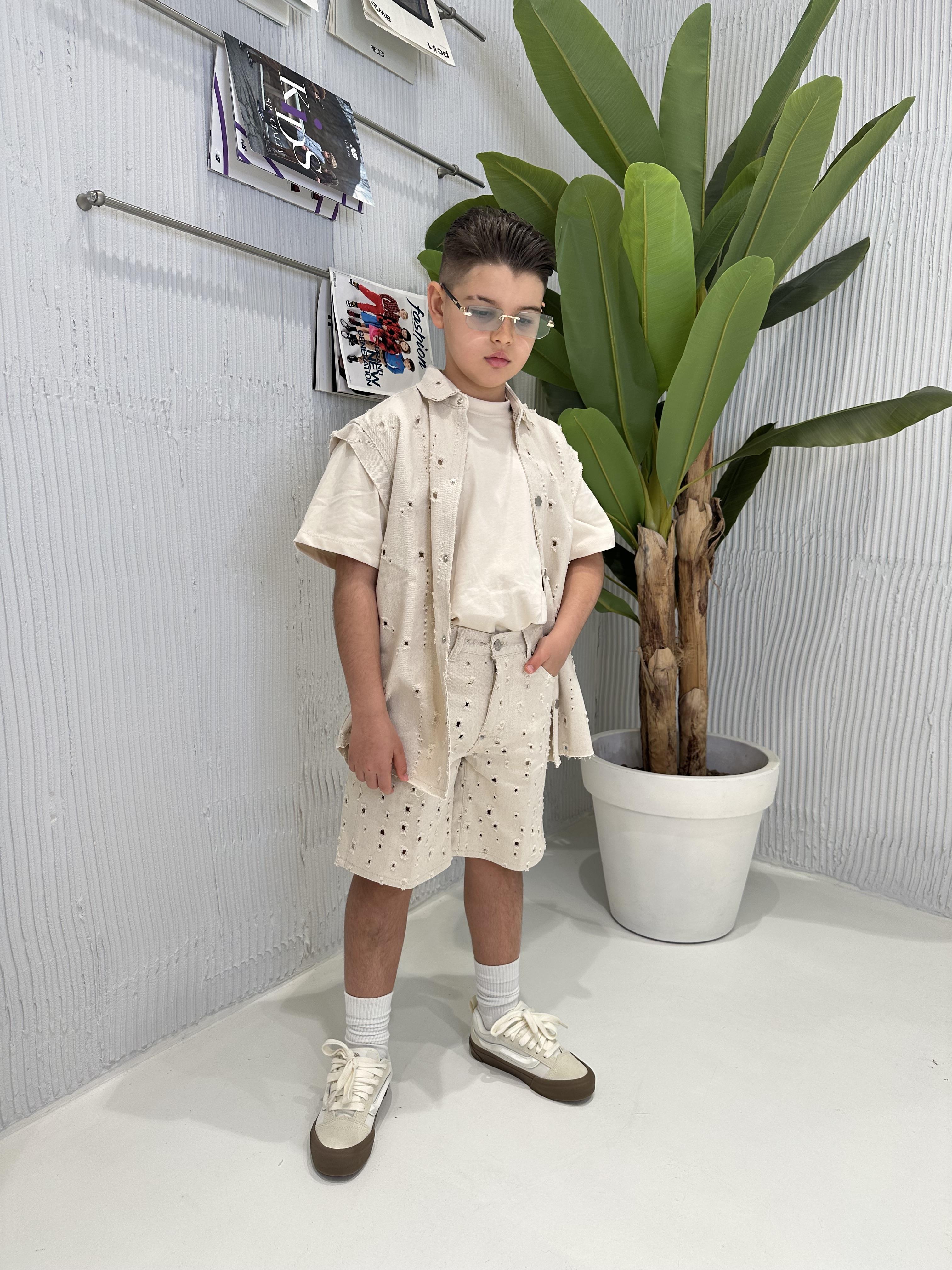 I'M Brian Kevin J bermuda kids panna traforato