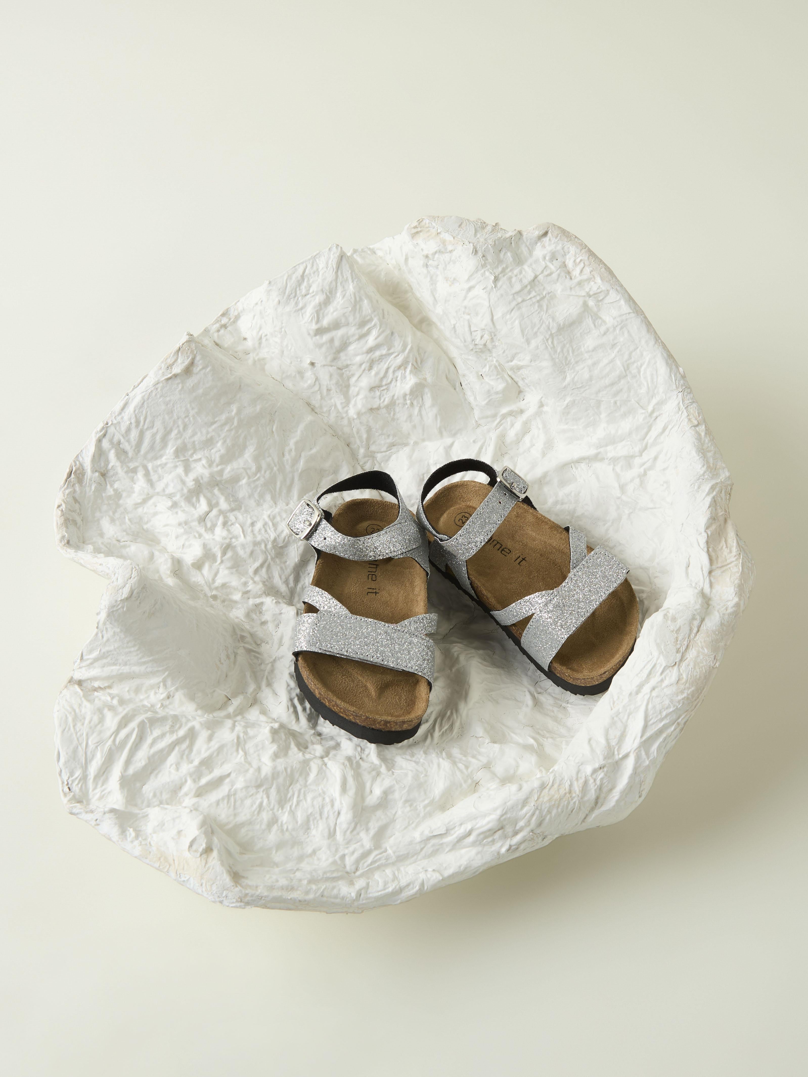 Name It sandali kids argento con glitter