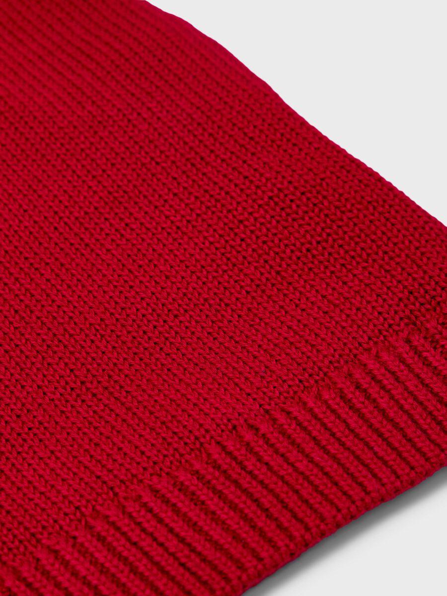 Name It cappello rosso con pom-pom