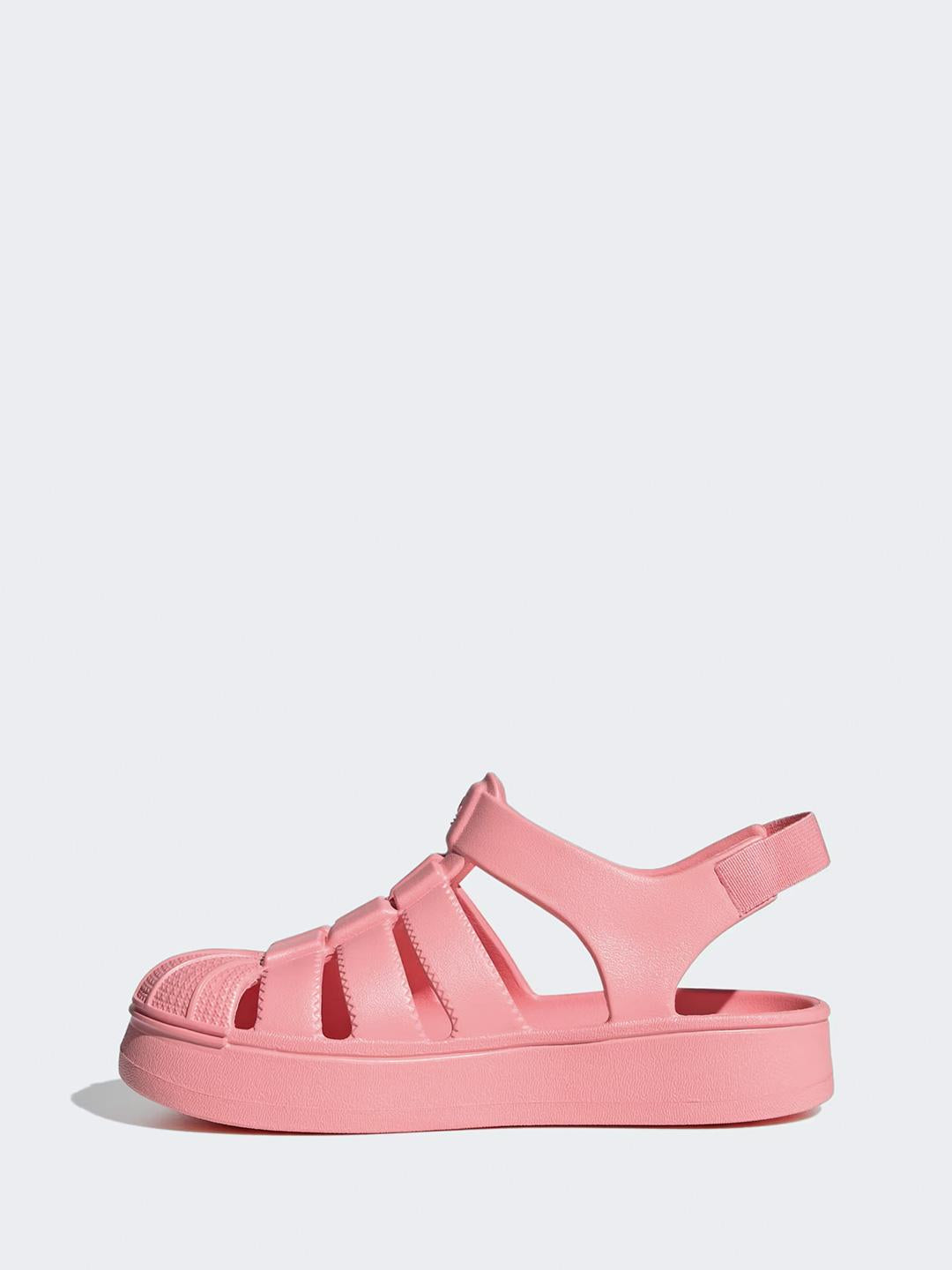Adidas Super Star sandali kids rosa in gomma