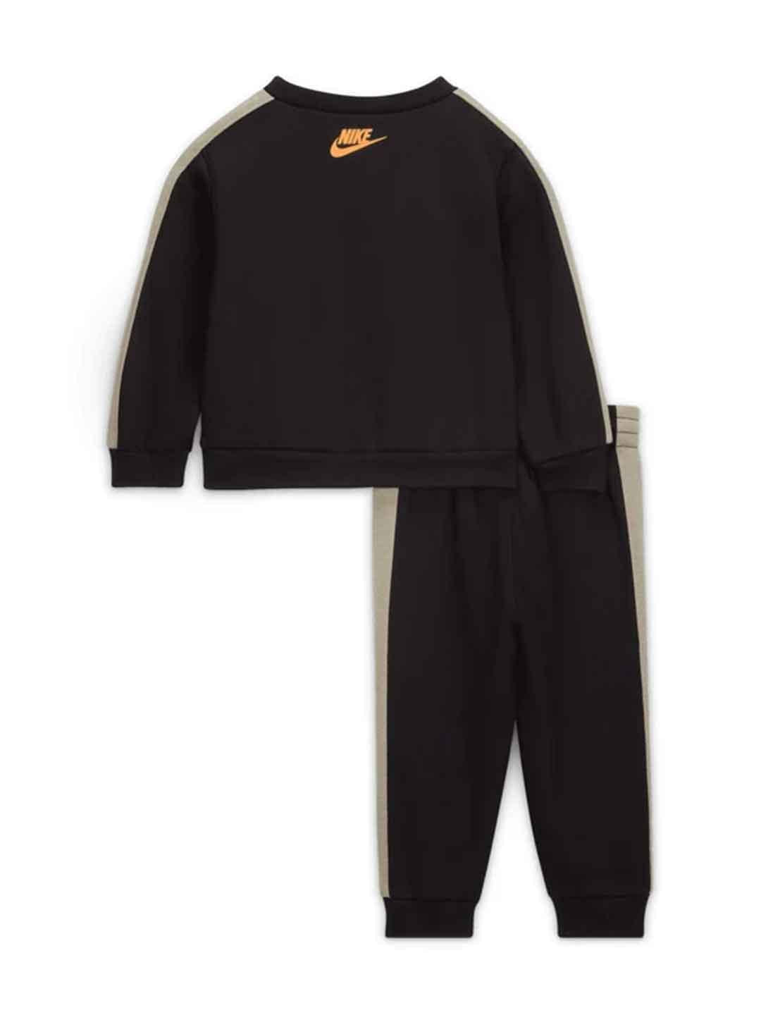 Nike coordinato kids nero con stampa
