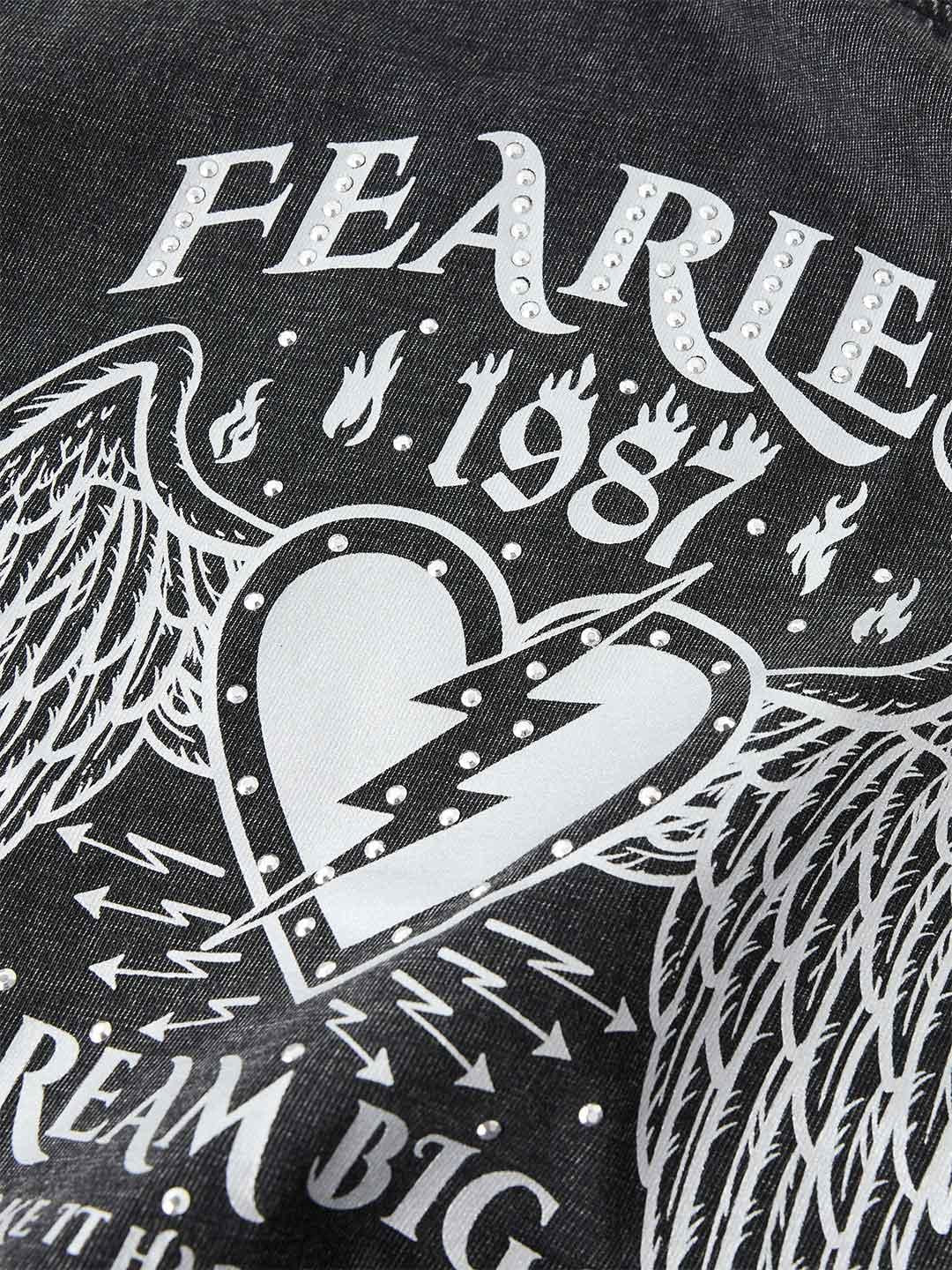Name It t-shirt kids nero fearless