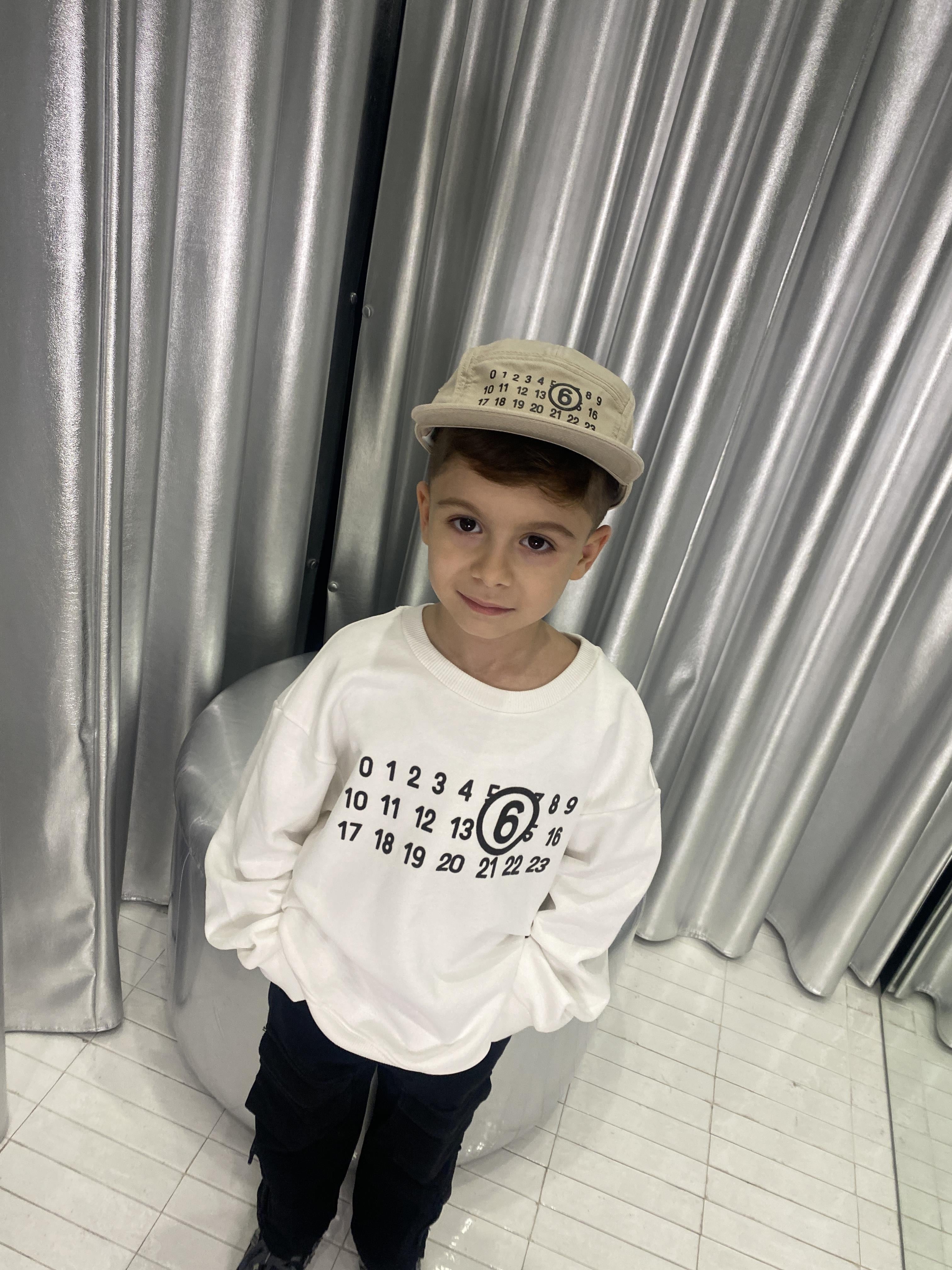 Maison Margiela cappello beige da baseball