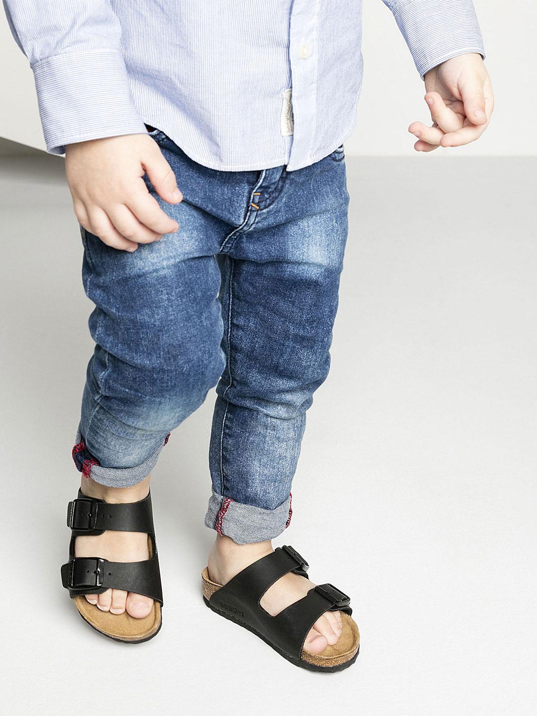 Birkenstock Arizona sandali kids nero