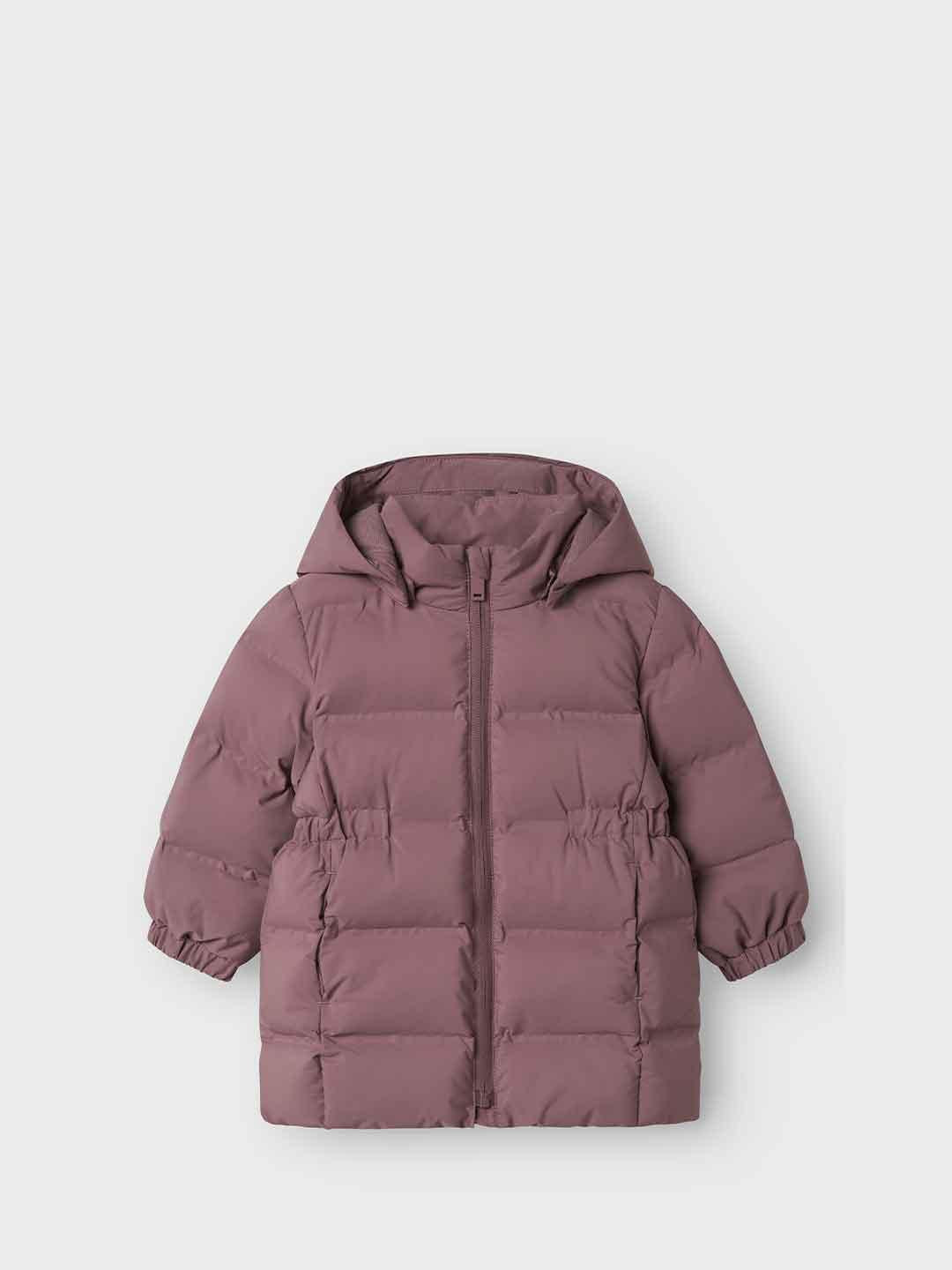 Name It giubbino kids rosa con cappuccio