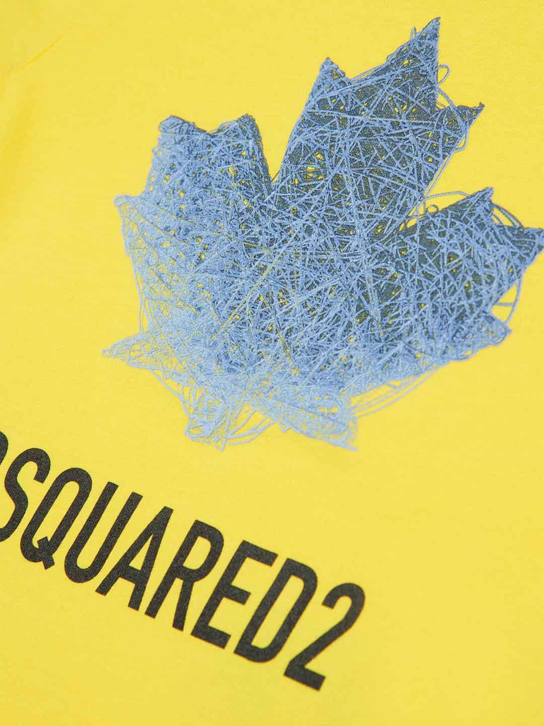 Dsquared 2 t-shirt kids giallo