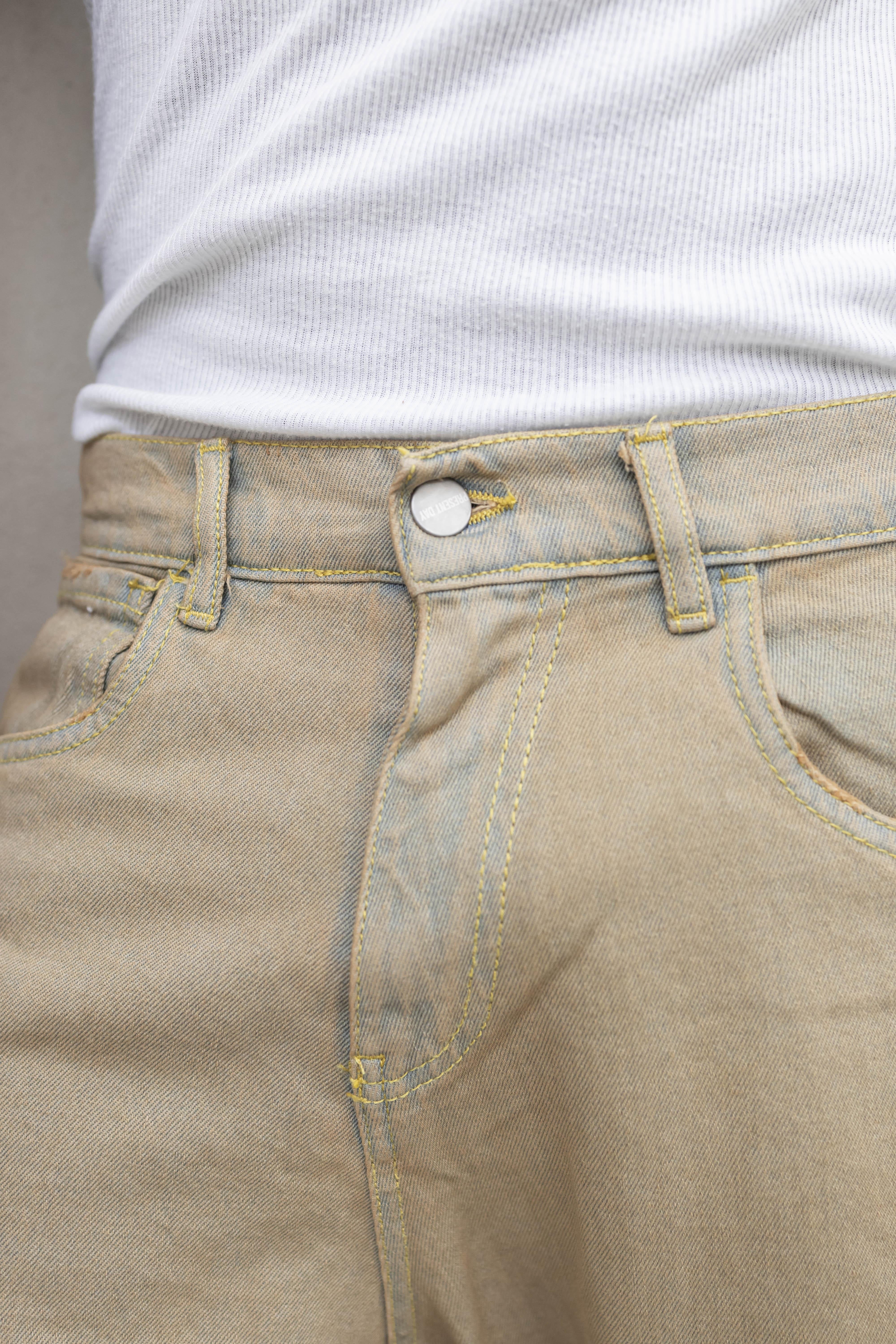 Present Day coordinato beige in denim