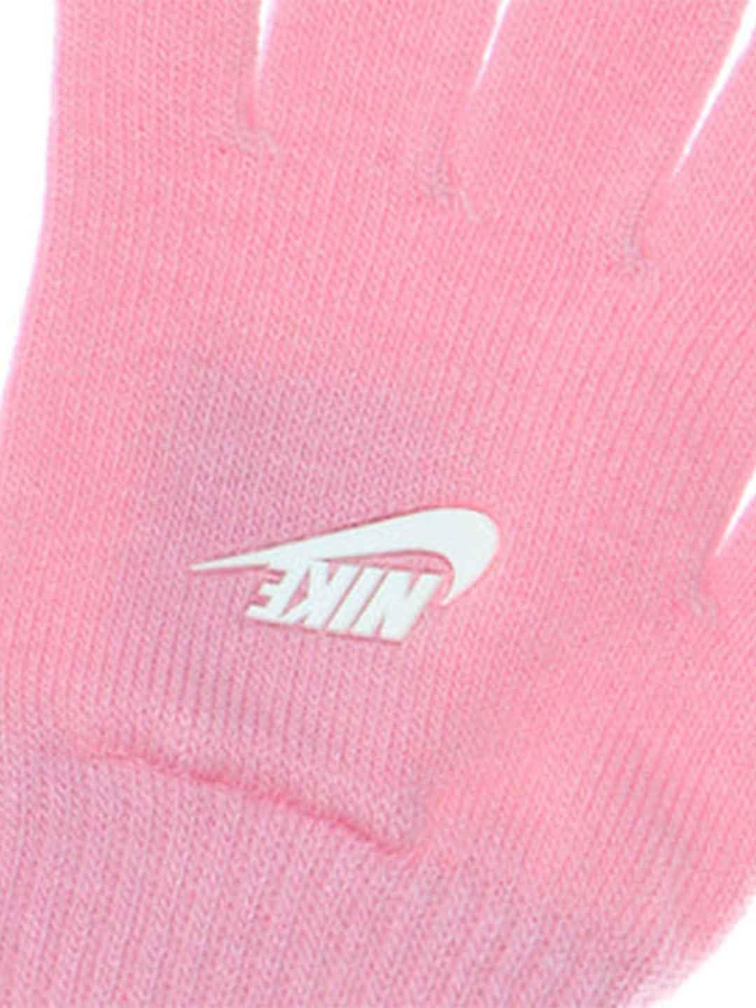 Nike cappello kids rosa set con guanti