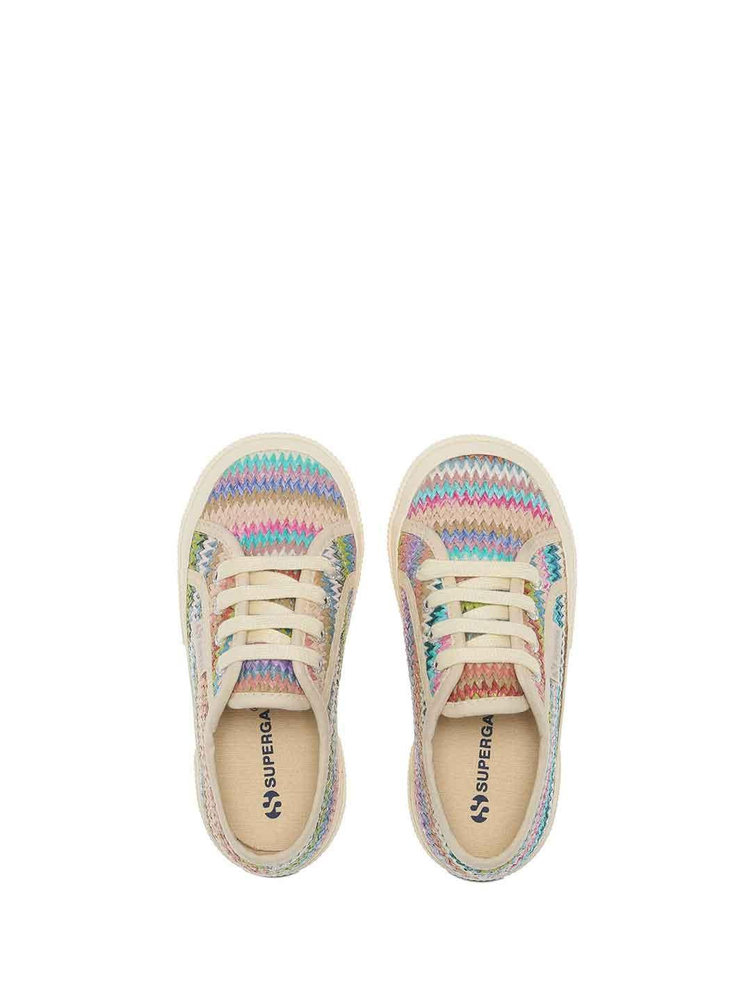 Superga sneakers kids multicolor in rafia