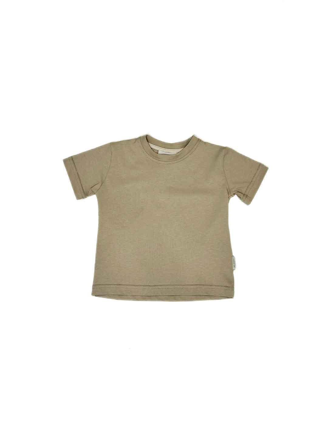 Yes London t-shirt kids beige con taschino sul retro