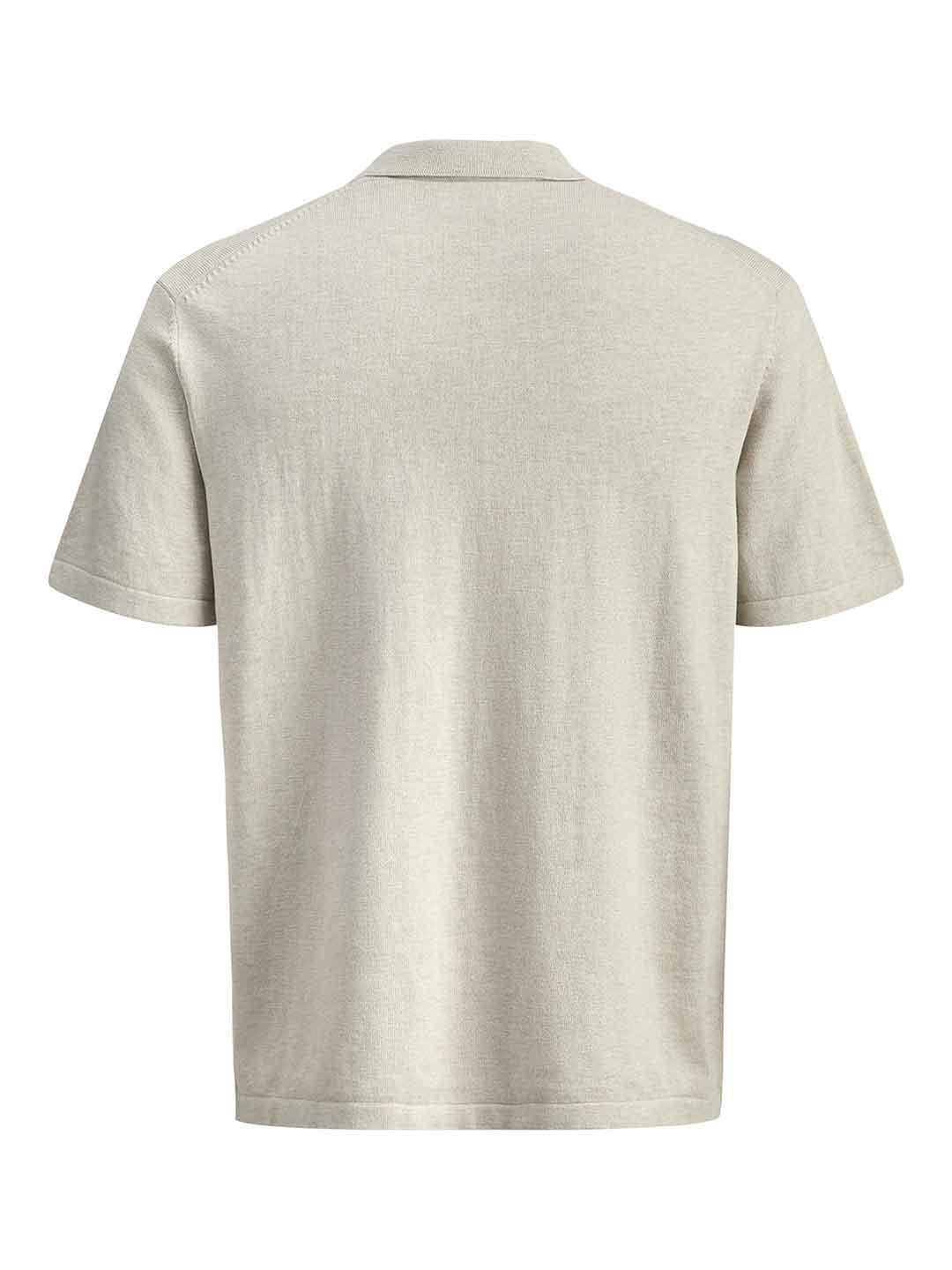 Jack & Jones polo beige con zip