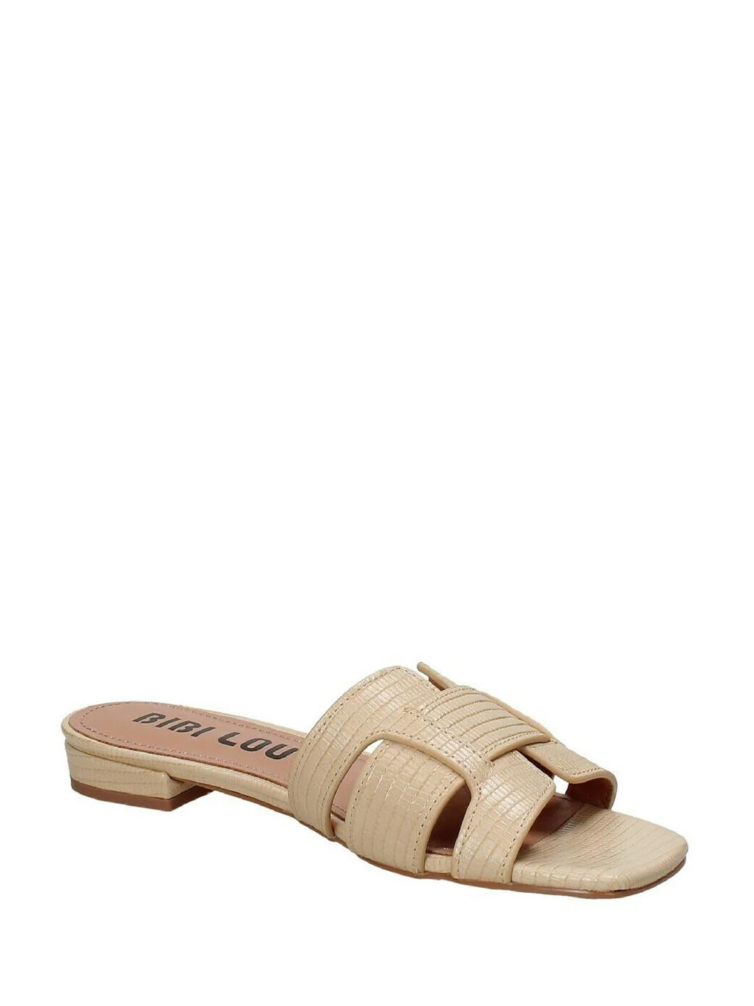 Bibi Lou Agrifogliola sandali beige martellata