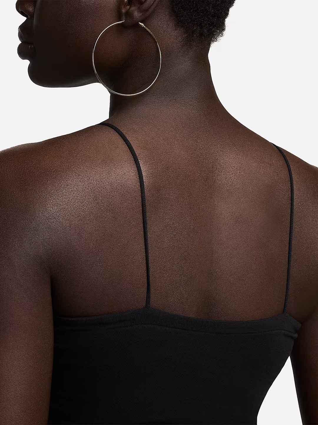 Nike Chill Knit canotta nero crop