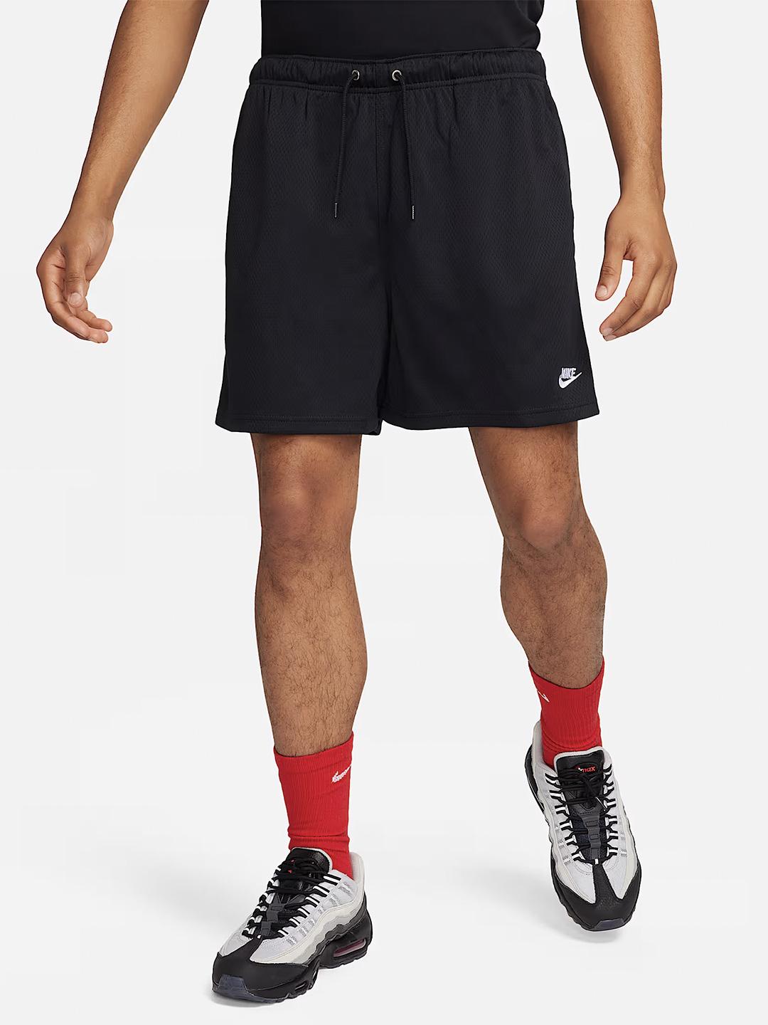 Nike bermuda nero a rete