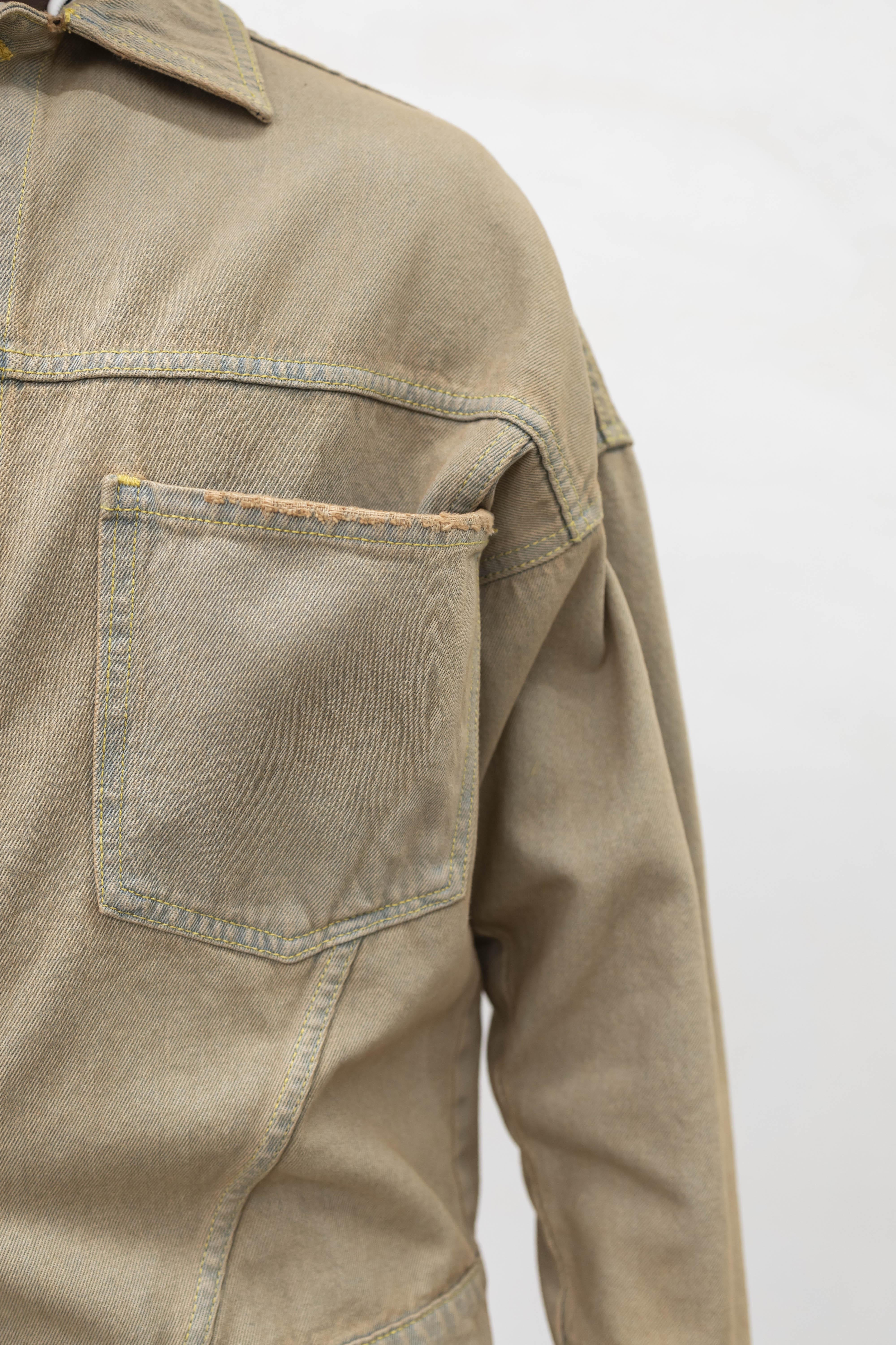 Present Day coordinato beige in denim