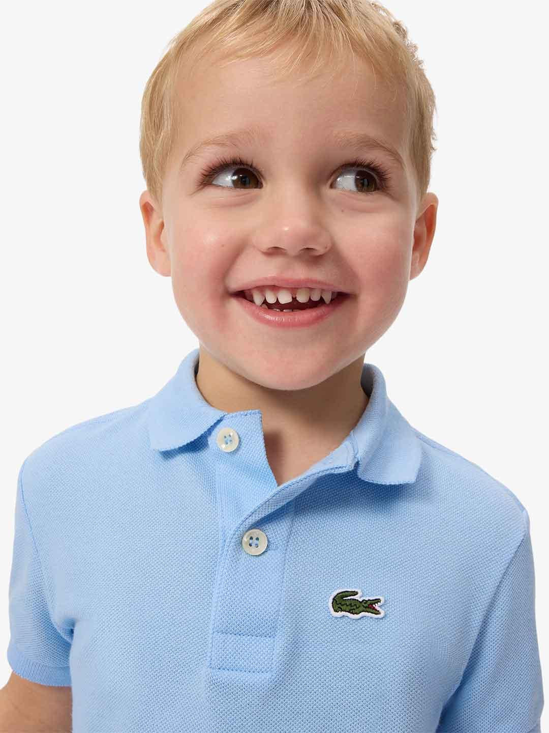 Lacoste t-shirt kids celeste