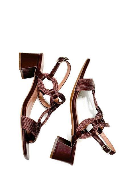 Bibi Lou Yara sandali marrone in corda<BR/>