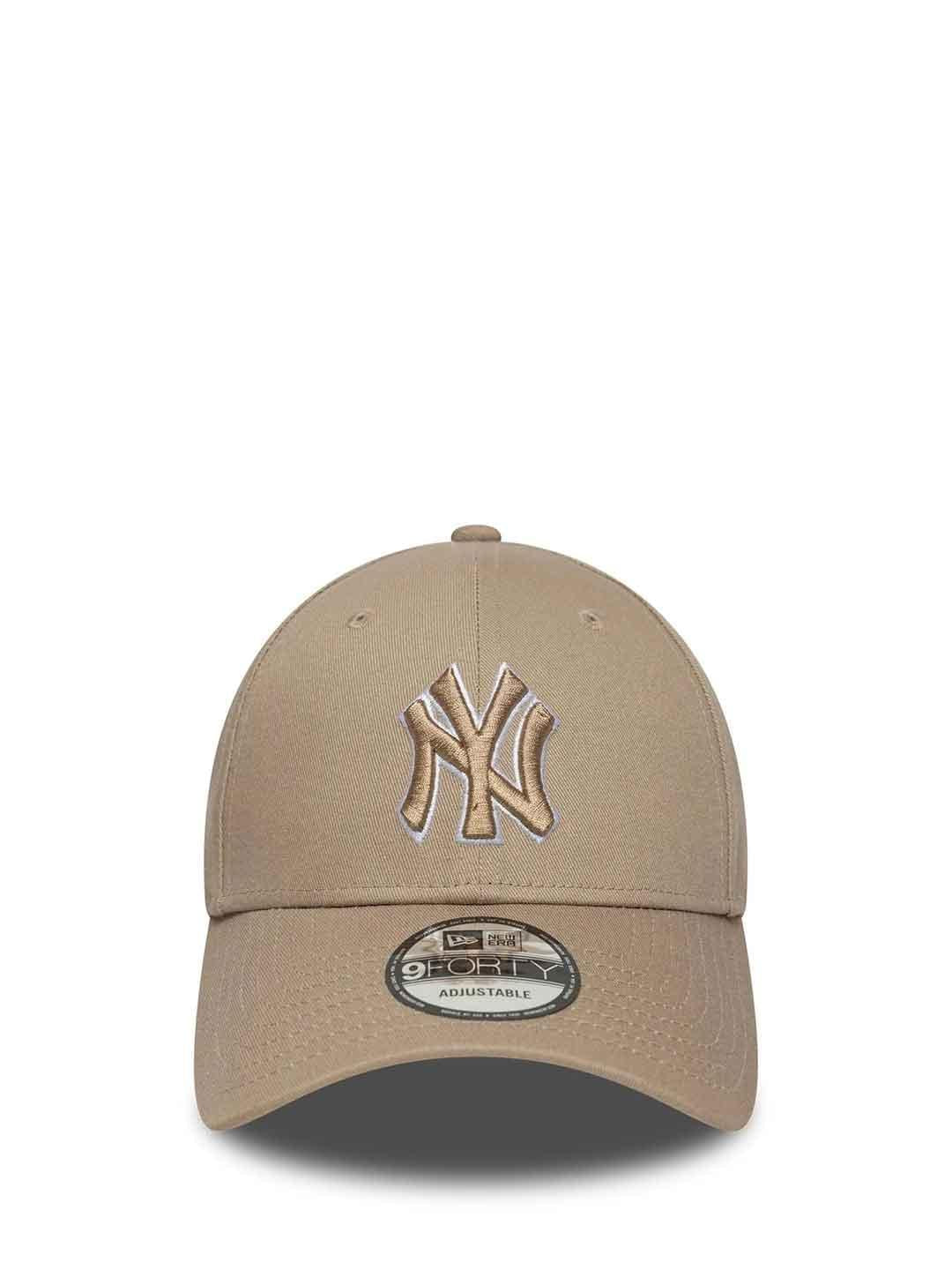 New Era 9Forty cappello beige outline