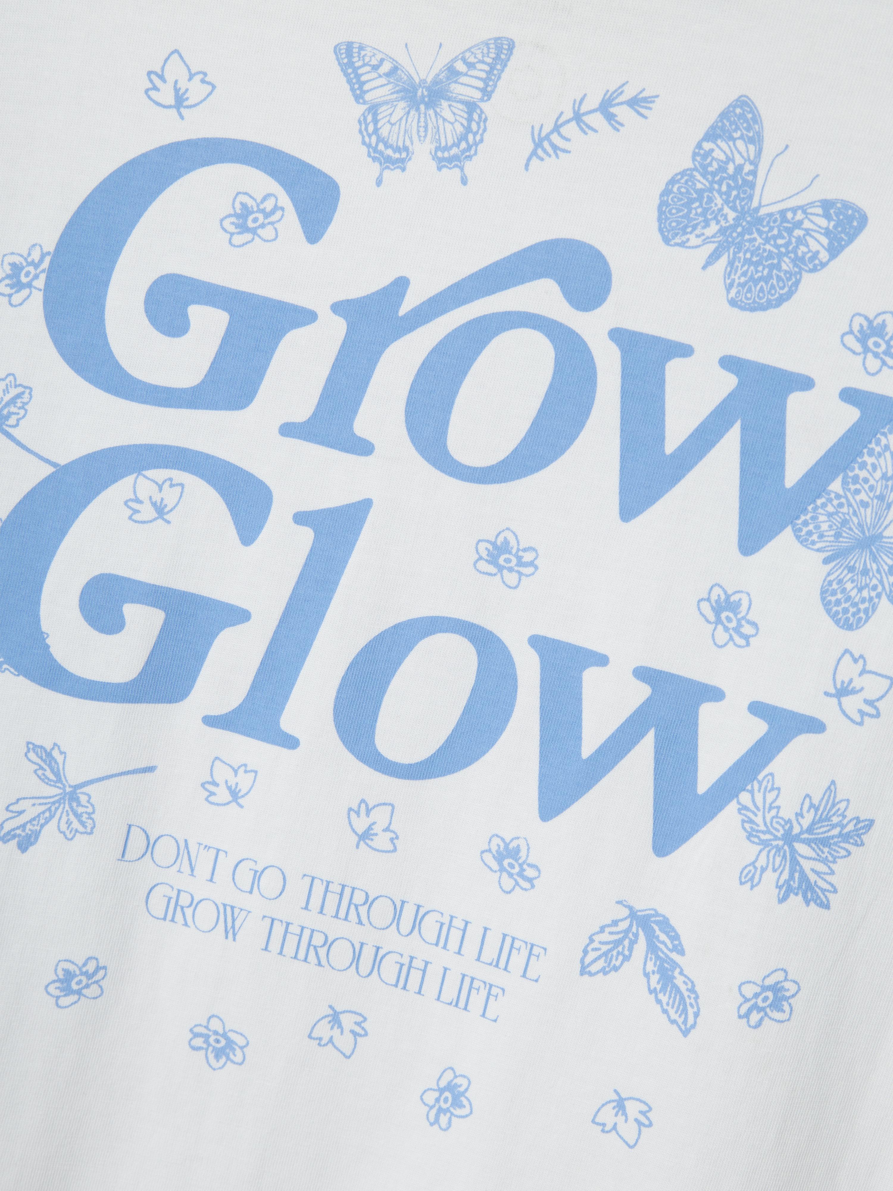 Name It t-shirt kids bianco con stampa celeste