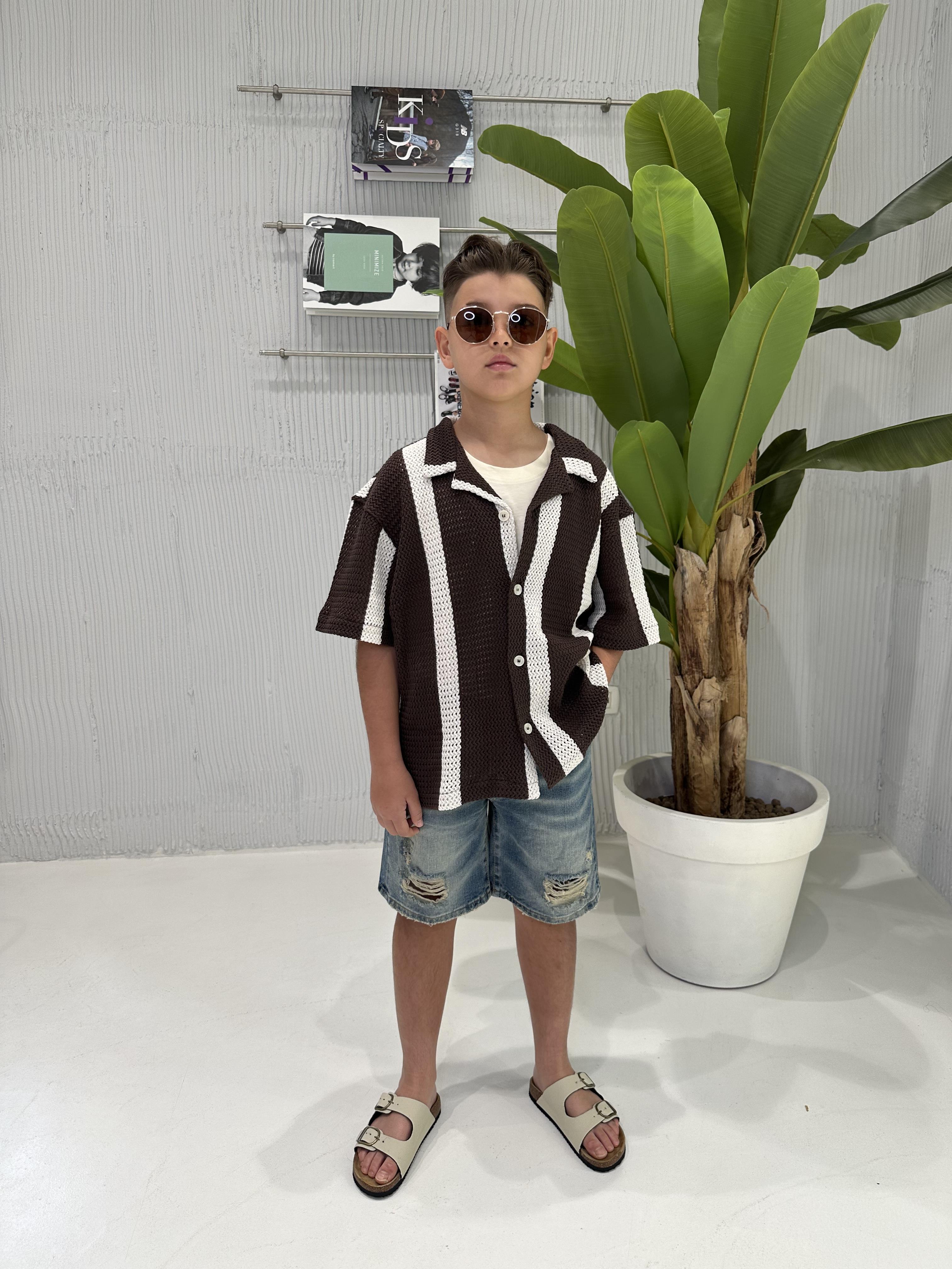 I'M Brian bermuda kids in jeans