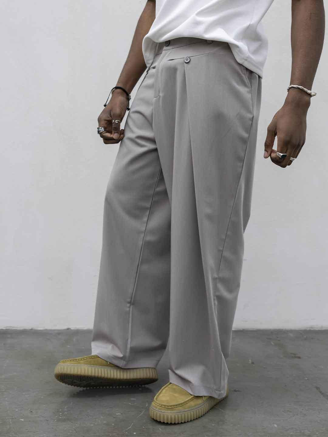 Tokyo pantalone beige con bottoni