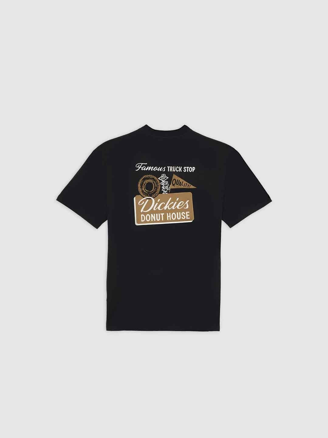 Dickies Donut House t-shirt nero con stampa retro