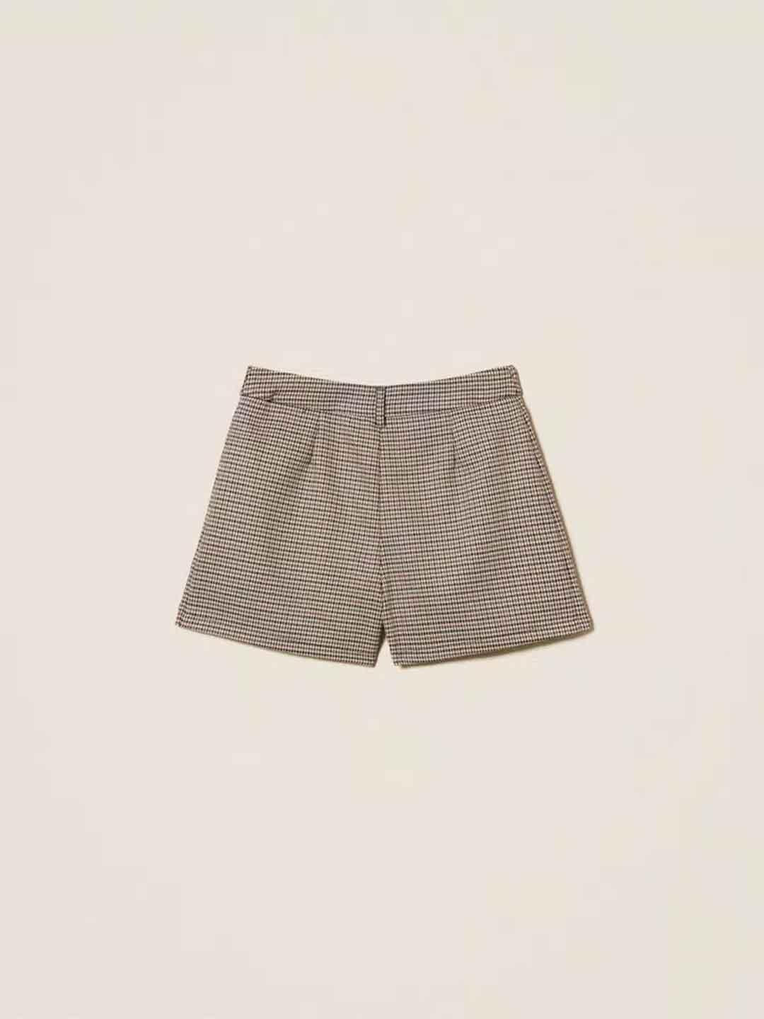 Twinset shorts kids a fantasia in pied-de-poule
