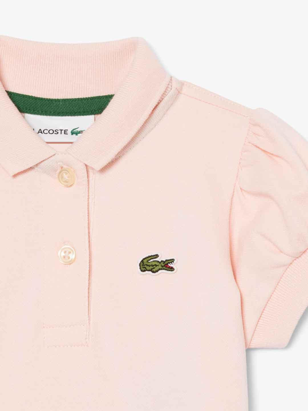 Lacoste coordinato kids rosa