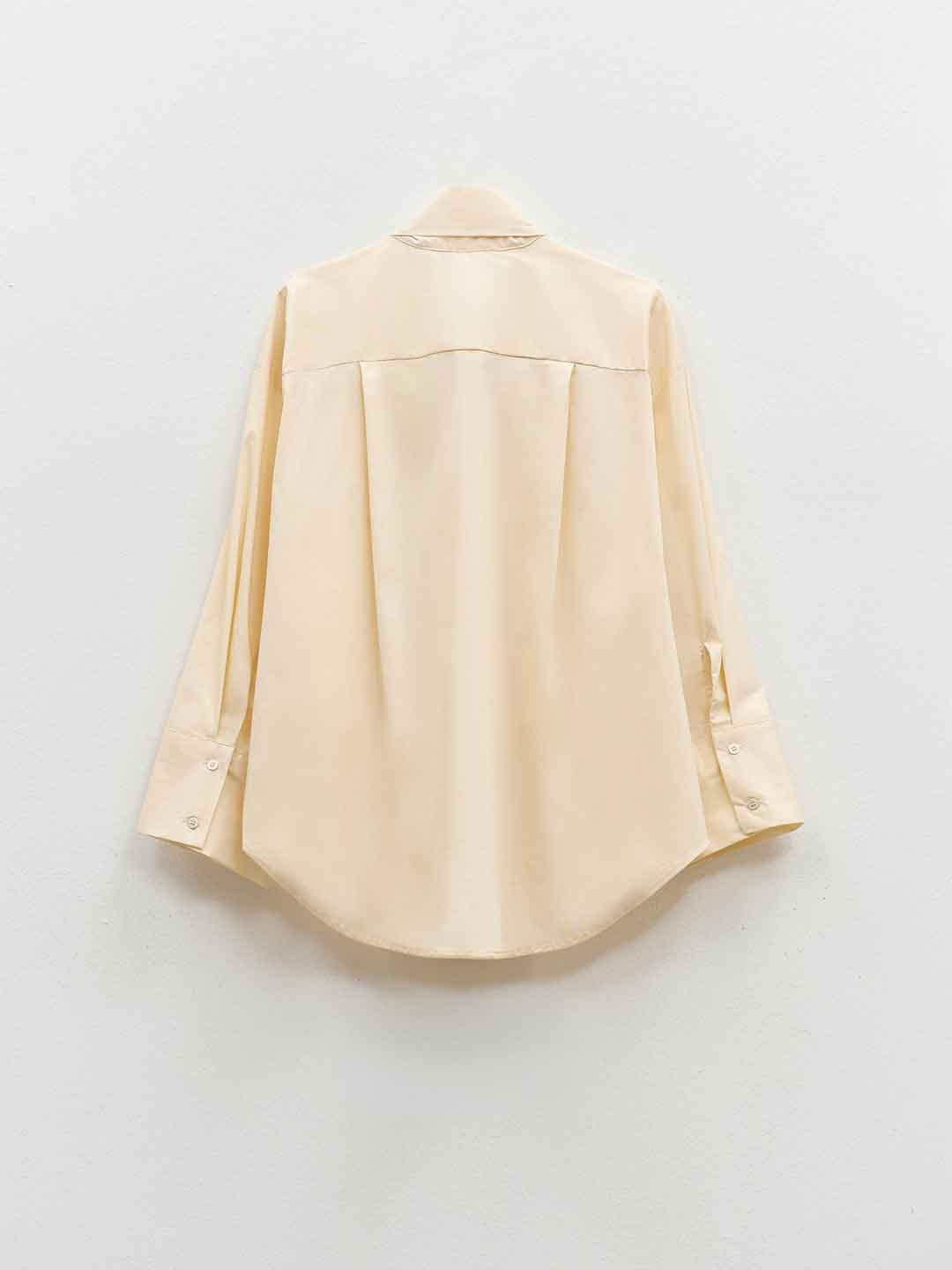 Eleh camicia panna con fiocco