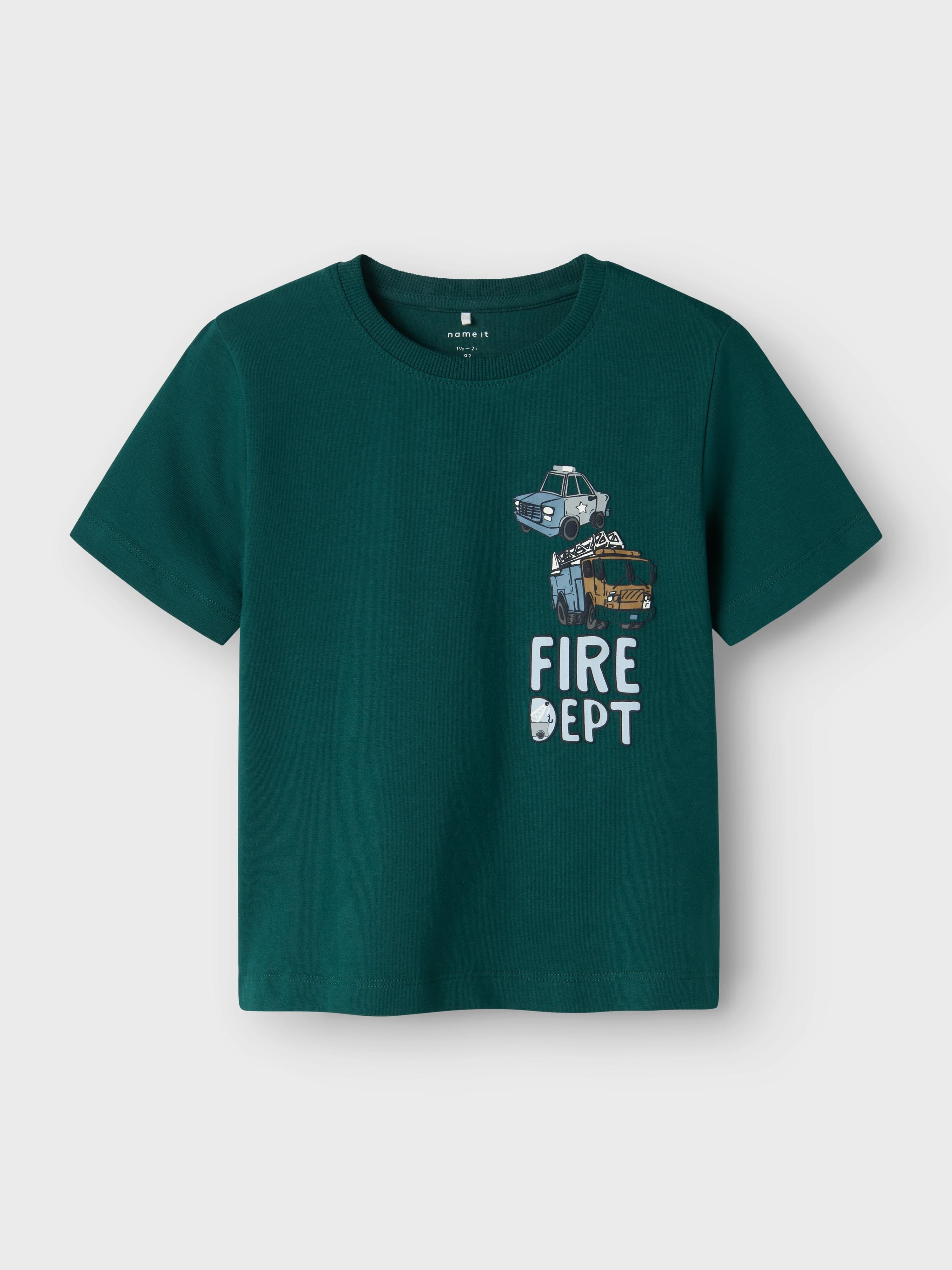 Name It t-shirt kids verde con stampa
