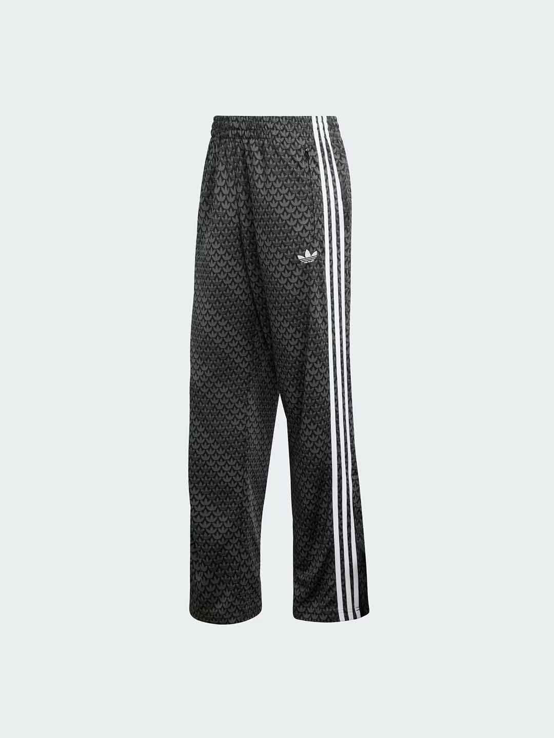 Adidas Firebird pantalone nero multilogo