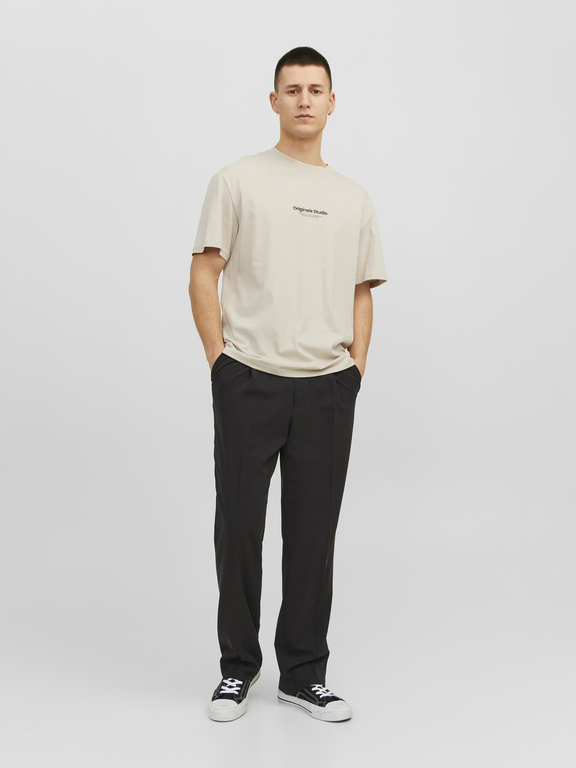 Jack & Jones t-shirt beige Originals Studio
