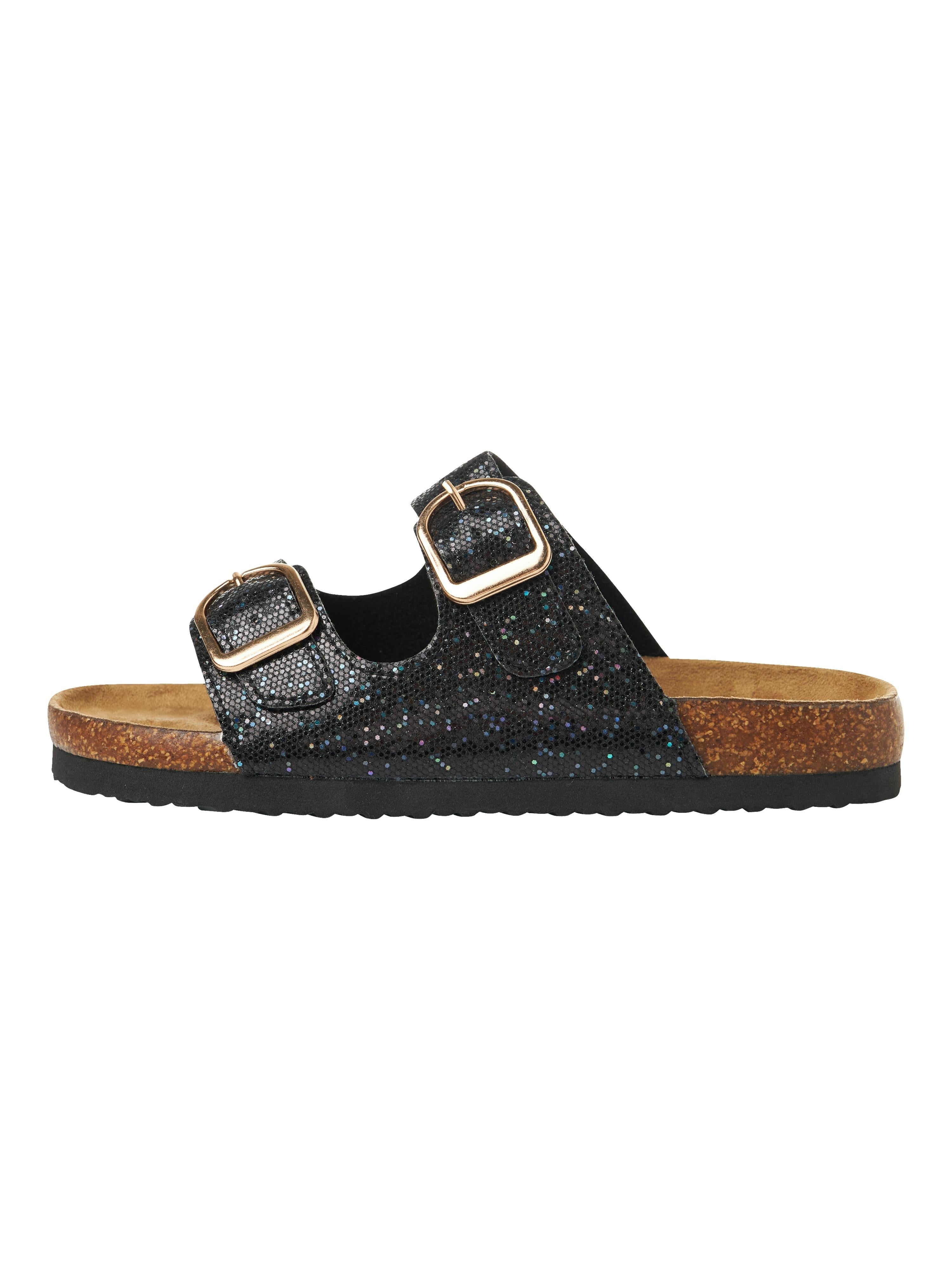 Name It sandali kids nero con glitter