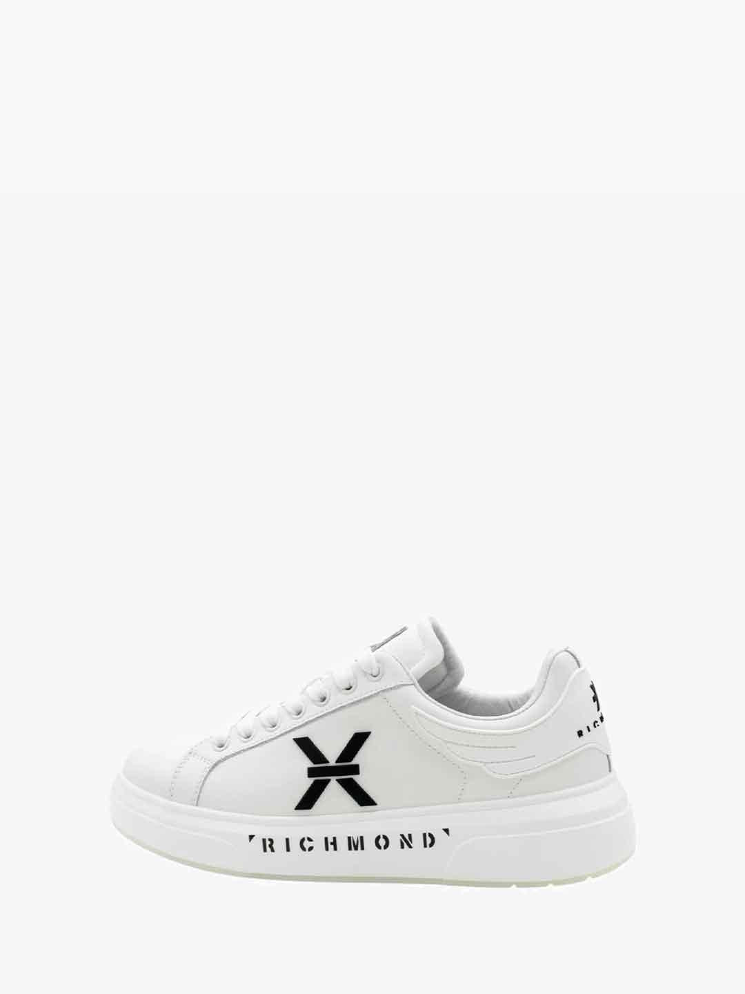 John Richmond 29103 CPA sneakers bianco con logo nero