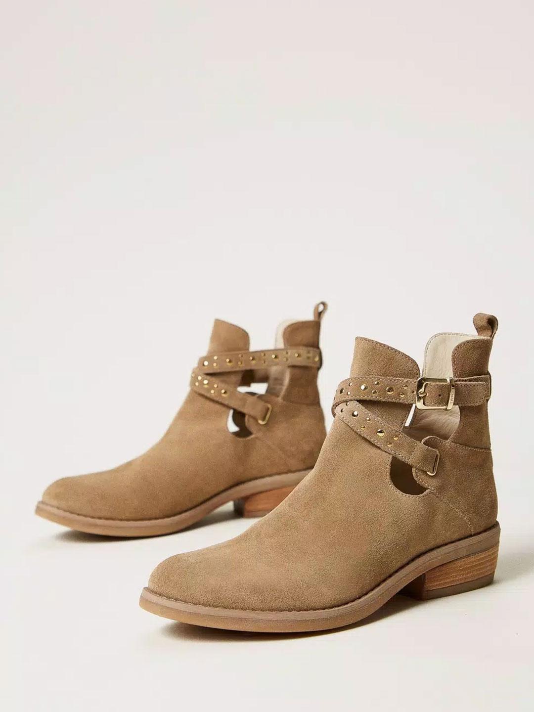 Twinset stivali kids beige camperos