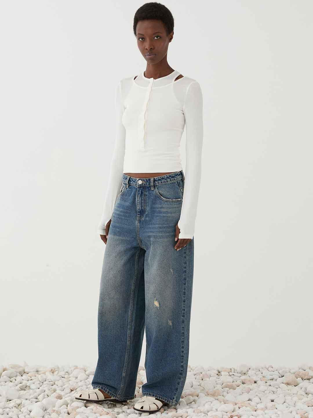 Eleh jeans sabbiato