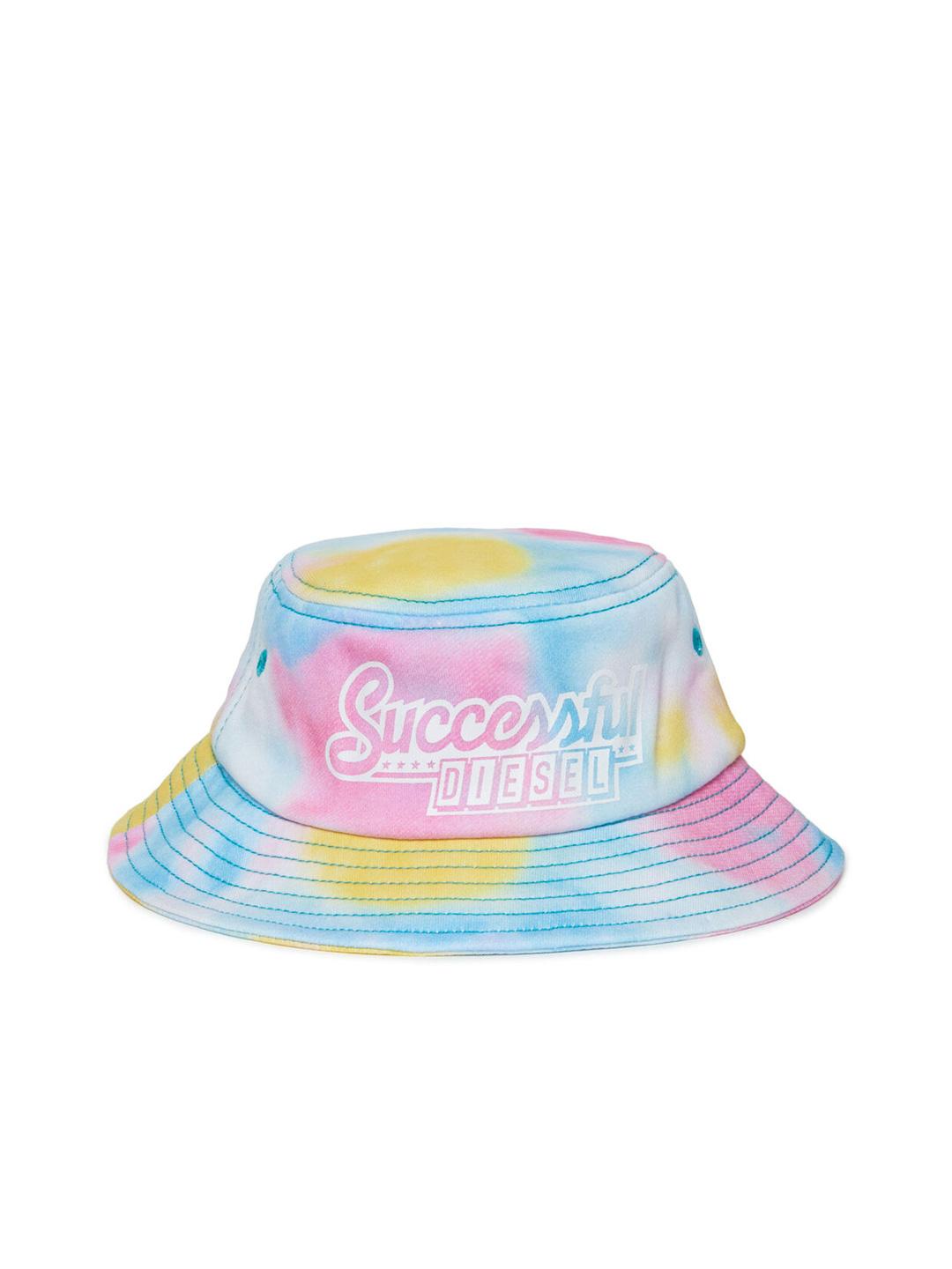 Diesel kids Cappello da pescatore in cotone multicolor