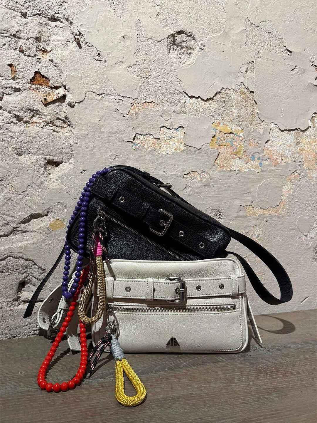 Aniye By Santa Bag Medium borsa nero