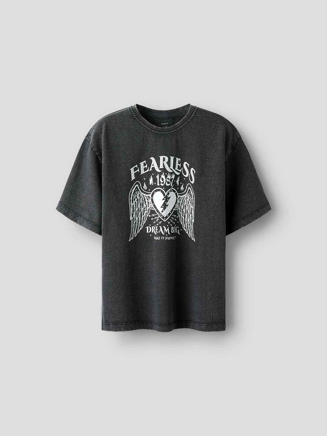 Name It t-shirt kids nero fearless