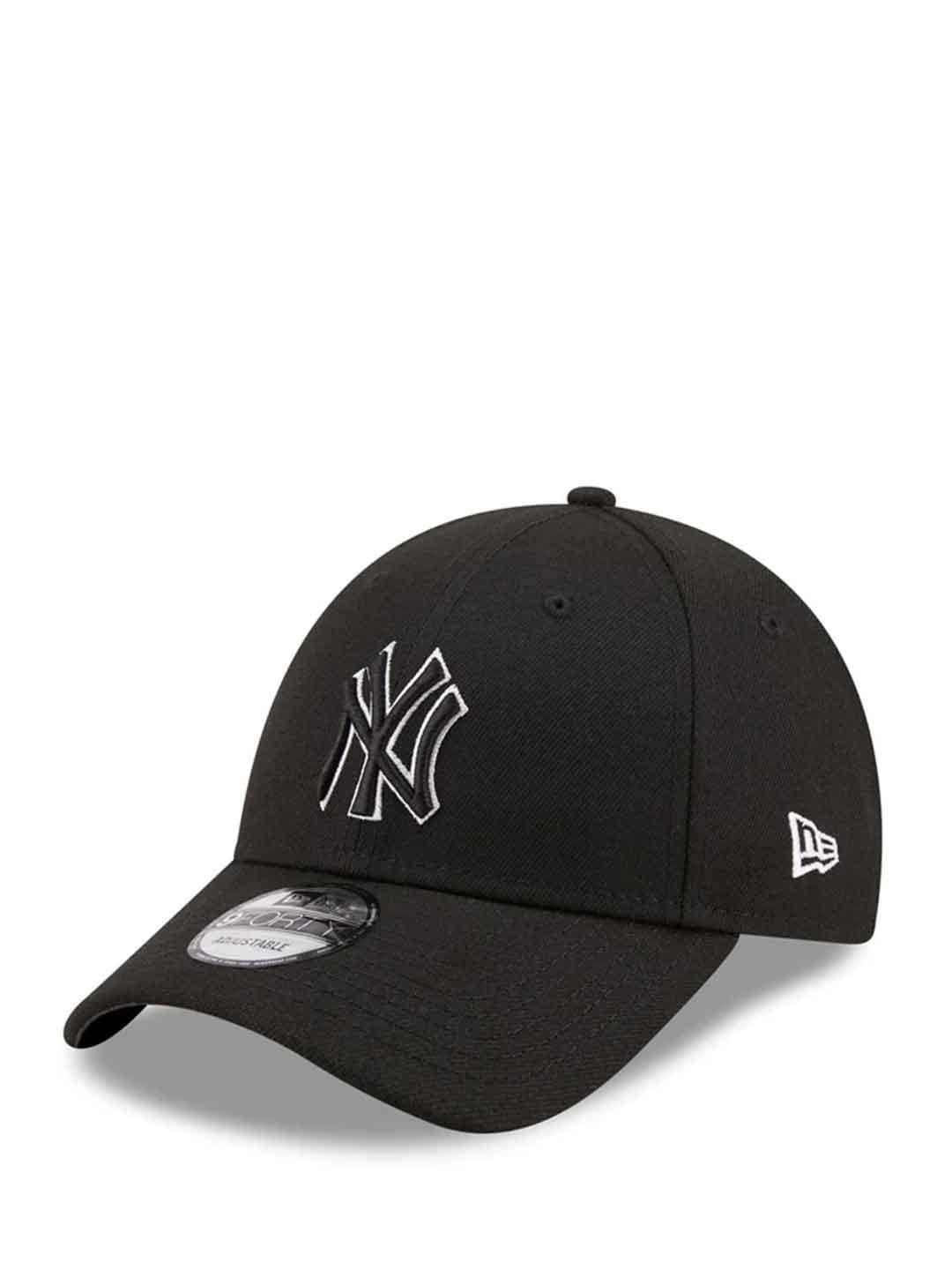 New Era 9Forty cappello nero outline
