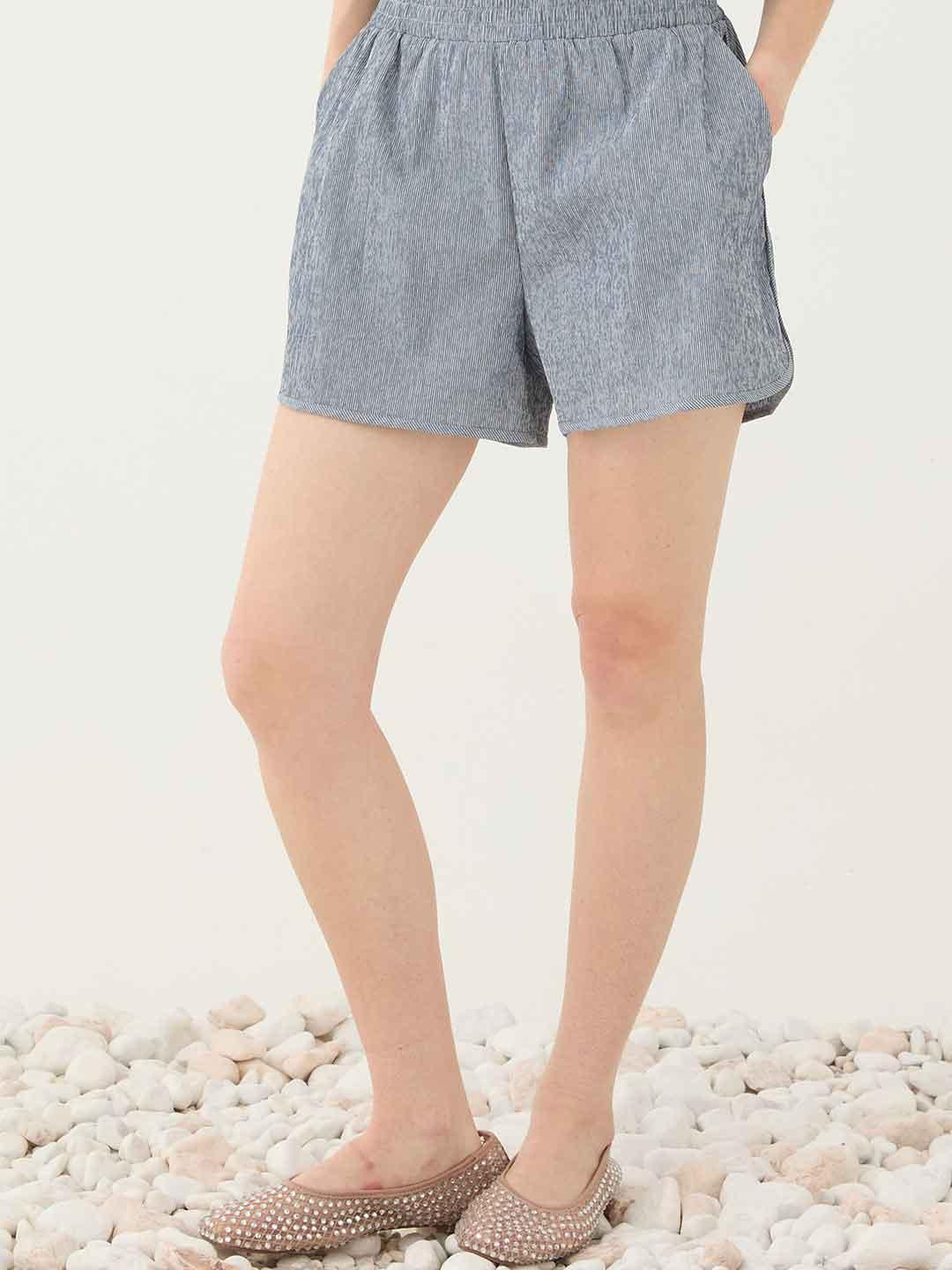Eleh shorts blu a righe