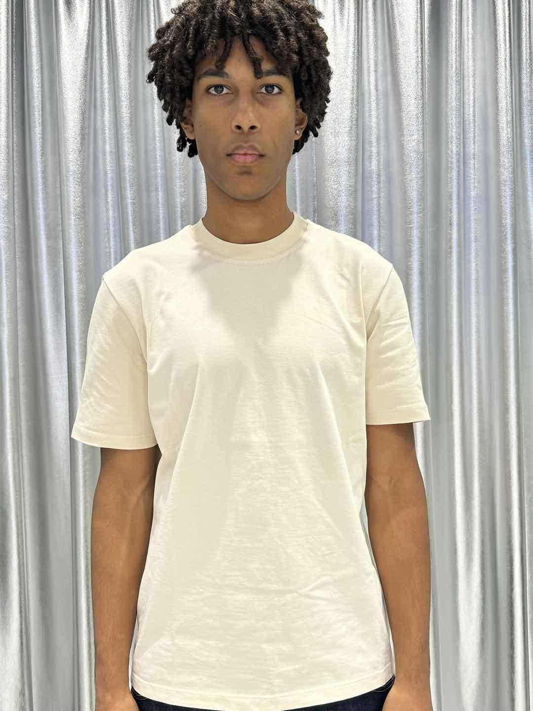 Pret a Porter t-shirt beige con taschino