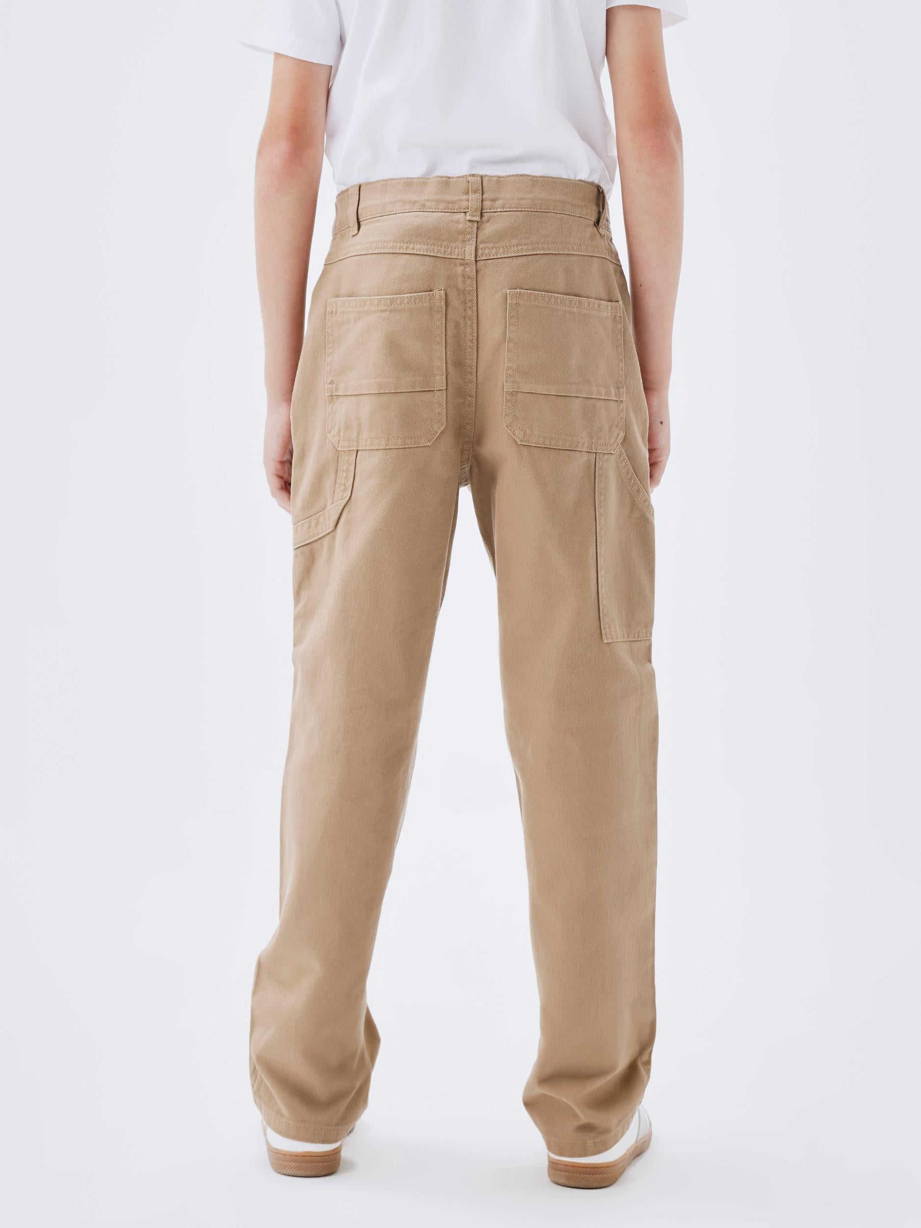 Name It pantalone kids beige con taglio diritto